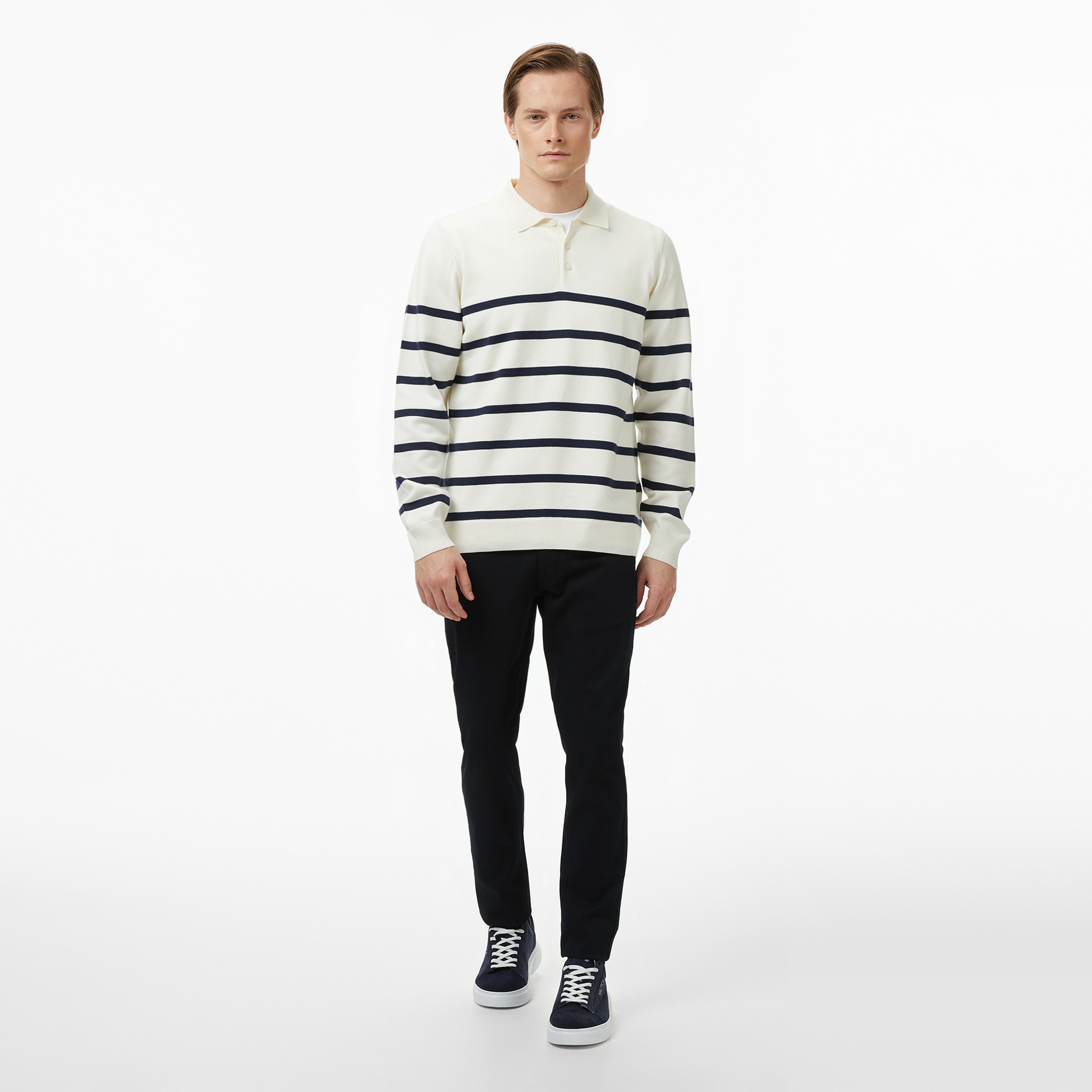 Nautica Erkek Krem Regular Fit Kazak