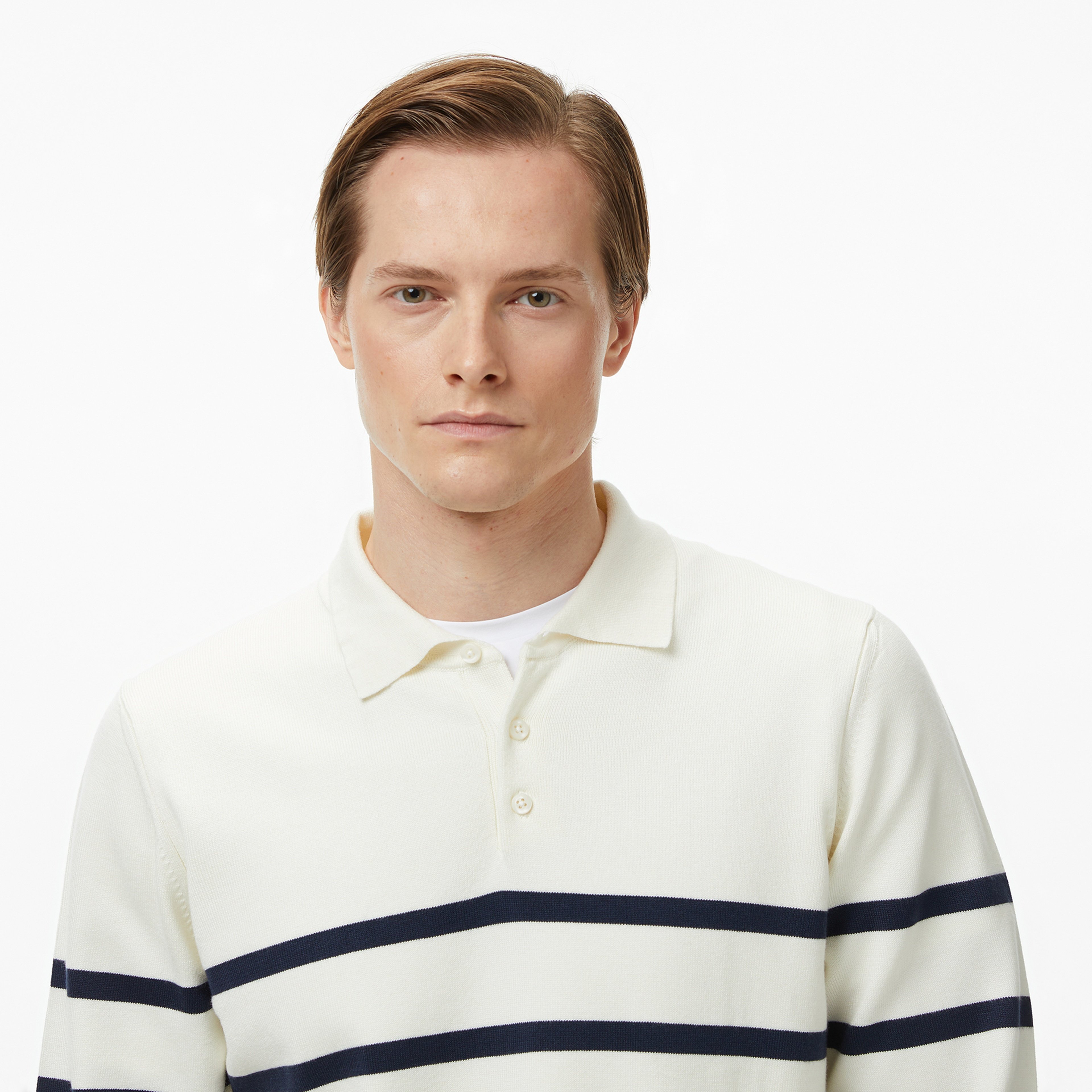 Nautica Erkek Krem Regular Fit Kazak