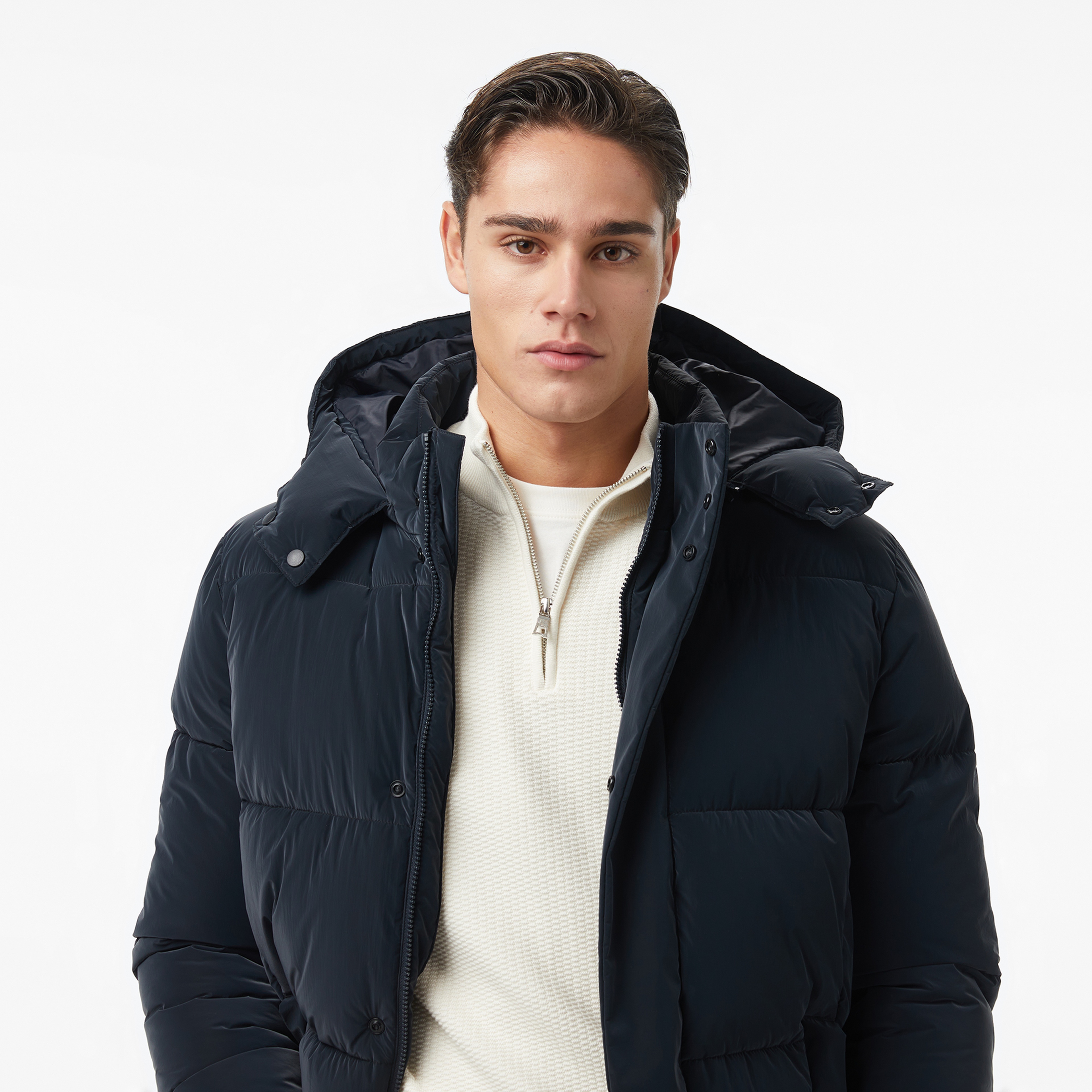 Nautica Erkek Siyah Regular Fit Mont