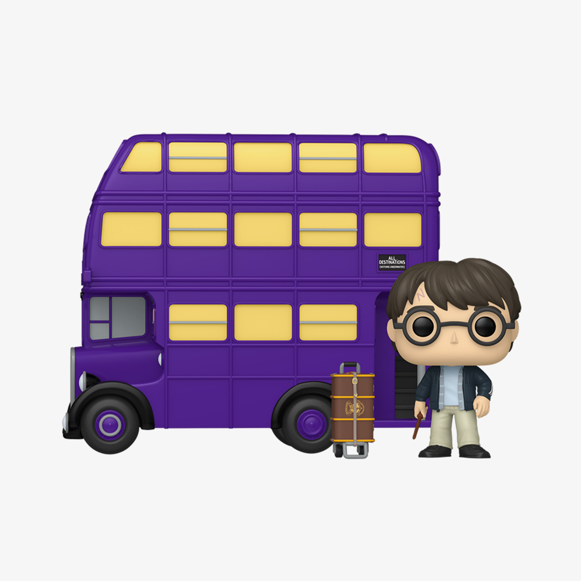 Funko POP Ride : Super Deluxe Harry Potter with Knight Bus Unisex Renkli Figür