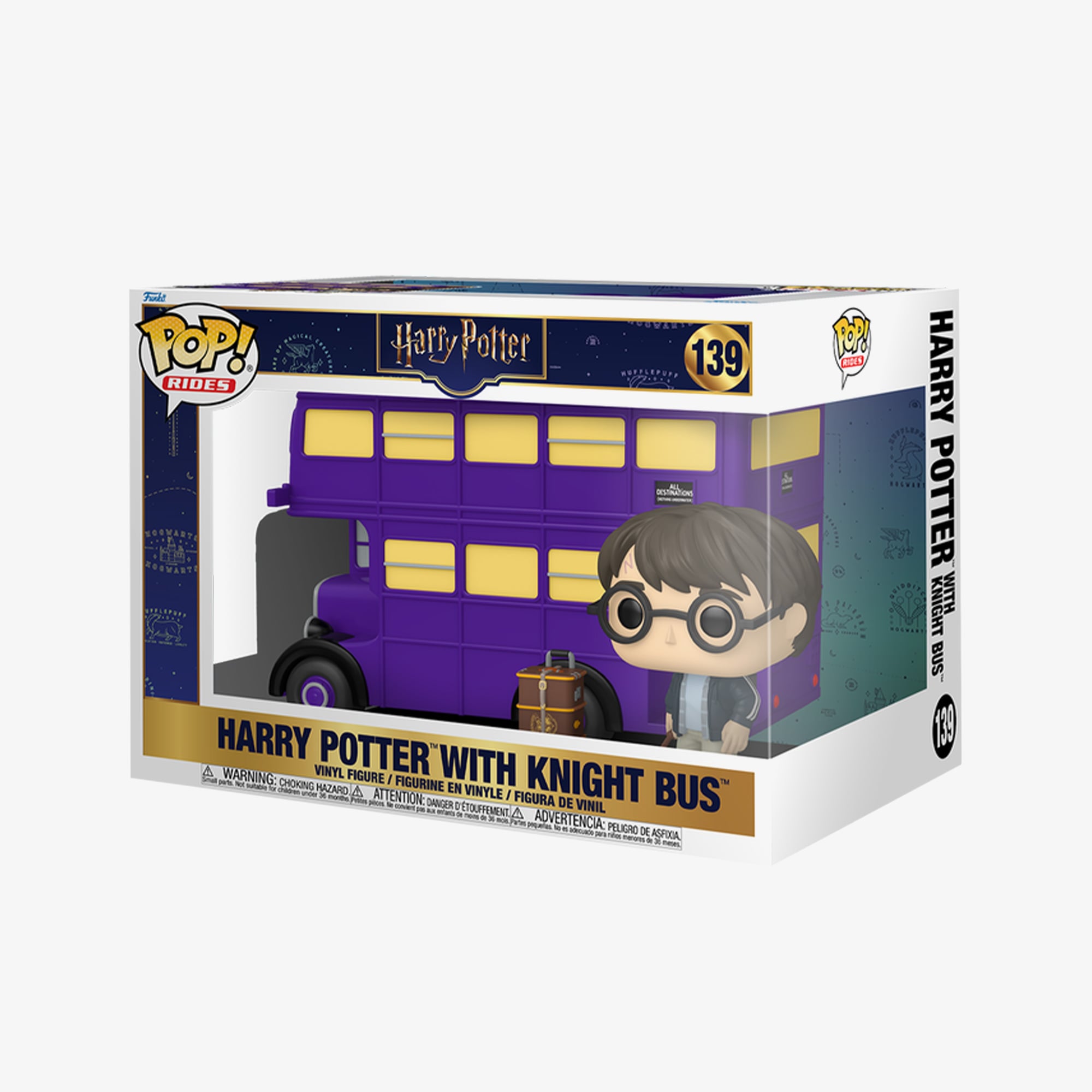 Funko POP Ride : Super Deluxe Harry Potter with Knight Bus Unisex Renkli Figür