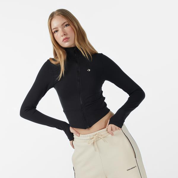 Converse Kadın Siyah Sweatshirt