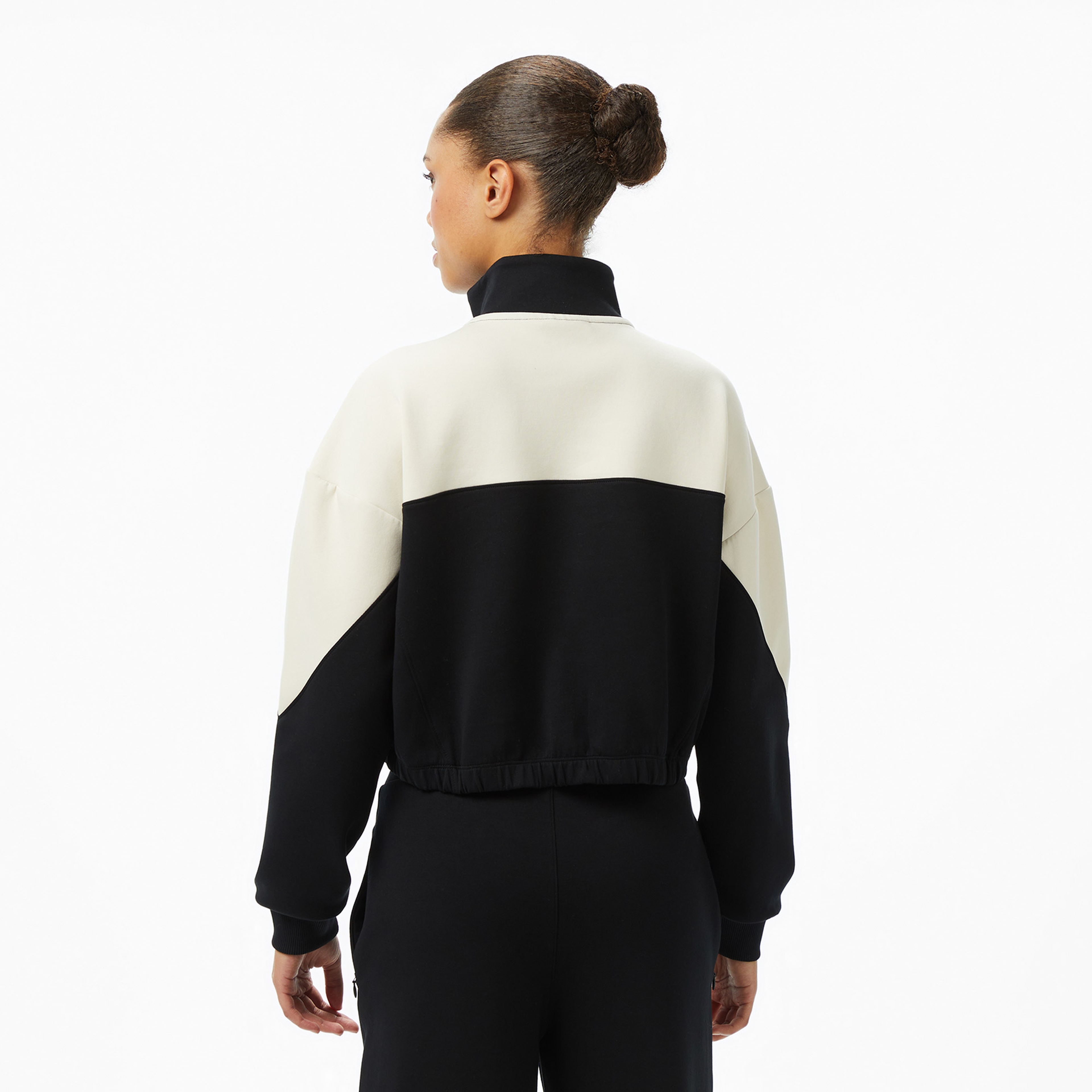 Converse Crop Kadın Siyah Sweatshirt