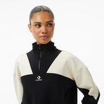 Converse Crop Kadın Siyah Sweatshirt