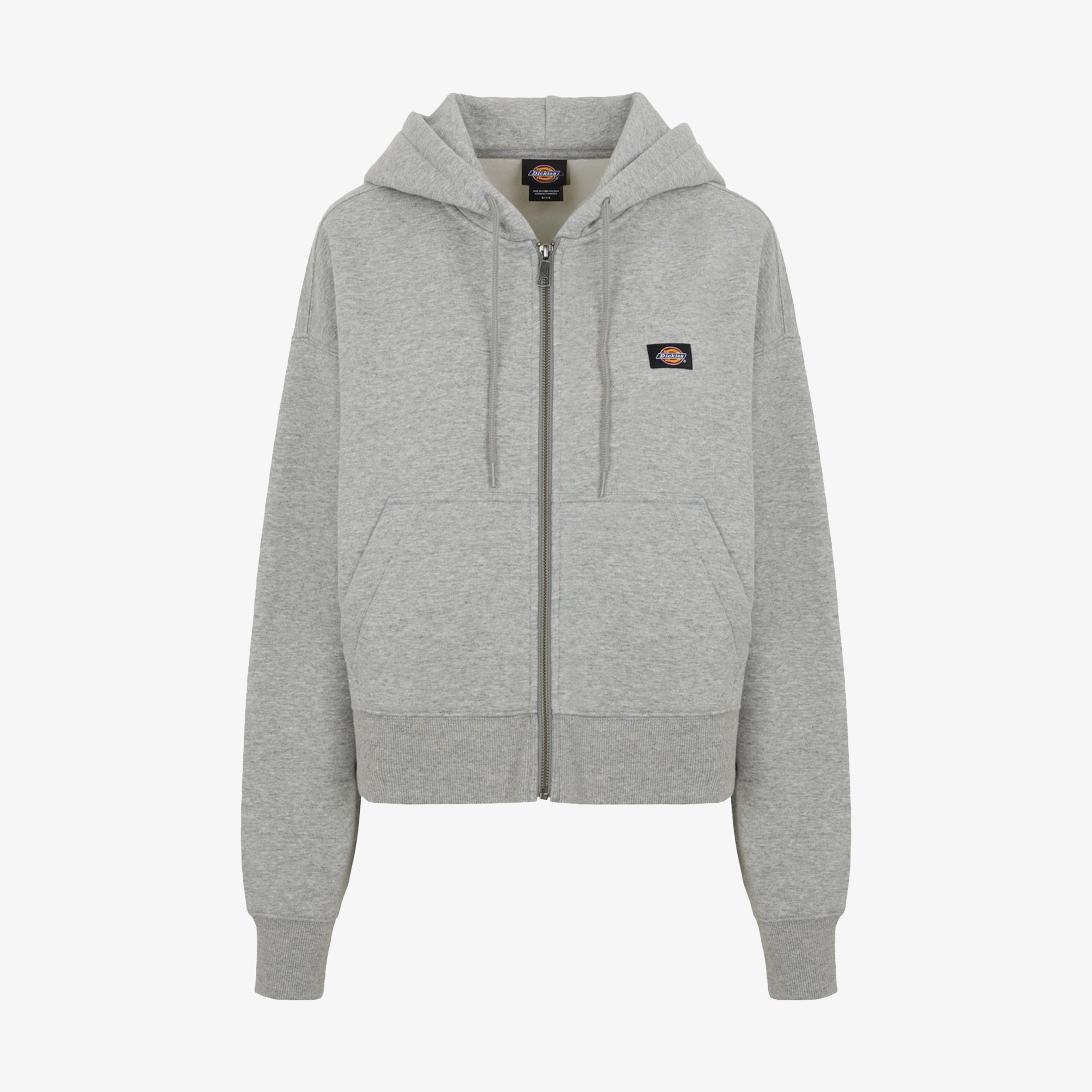 Dickies Oakport Full Zip Kadın Gri Sweatshirt