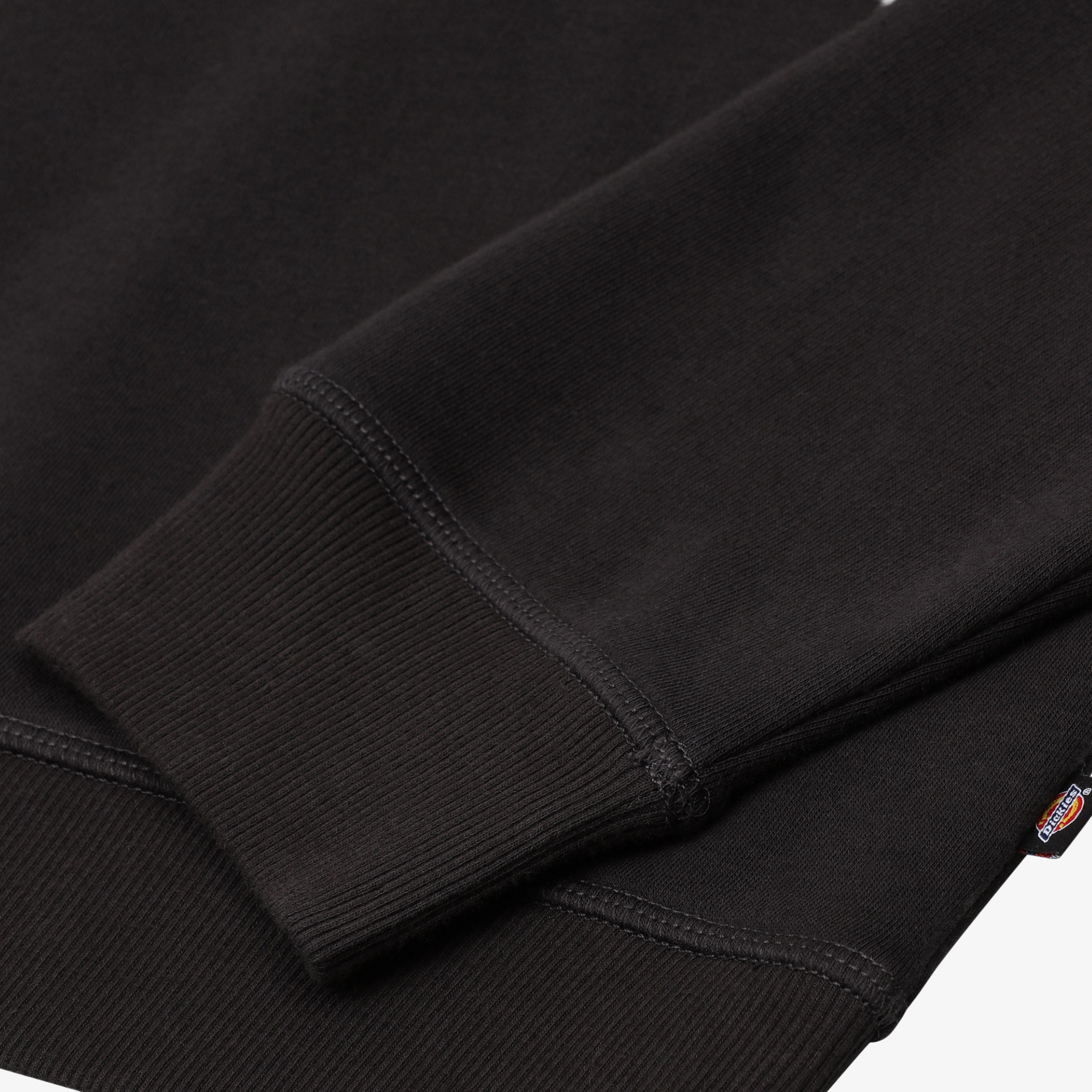 Dickies Oakport 1/4 Zip Crew Erkek Siyah Sweatshirt