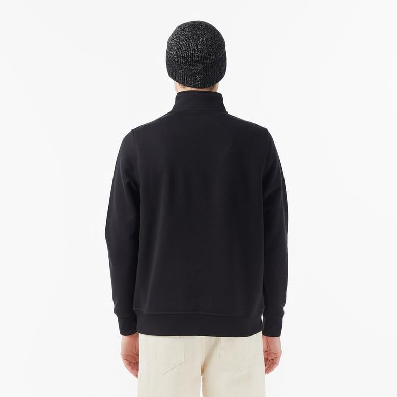 Dickies Oakport 1/4 Zip Crew Erkek Siyah Sweatshirt