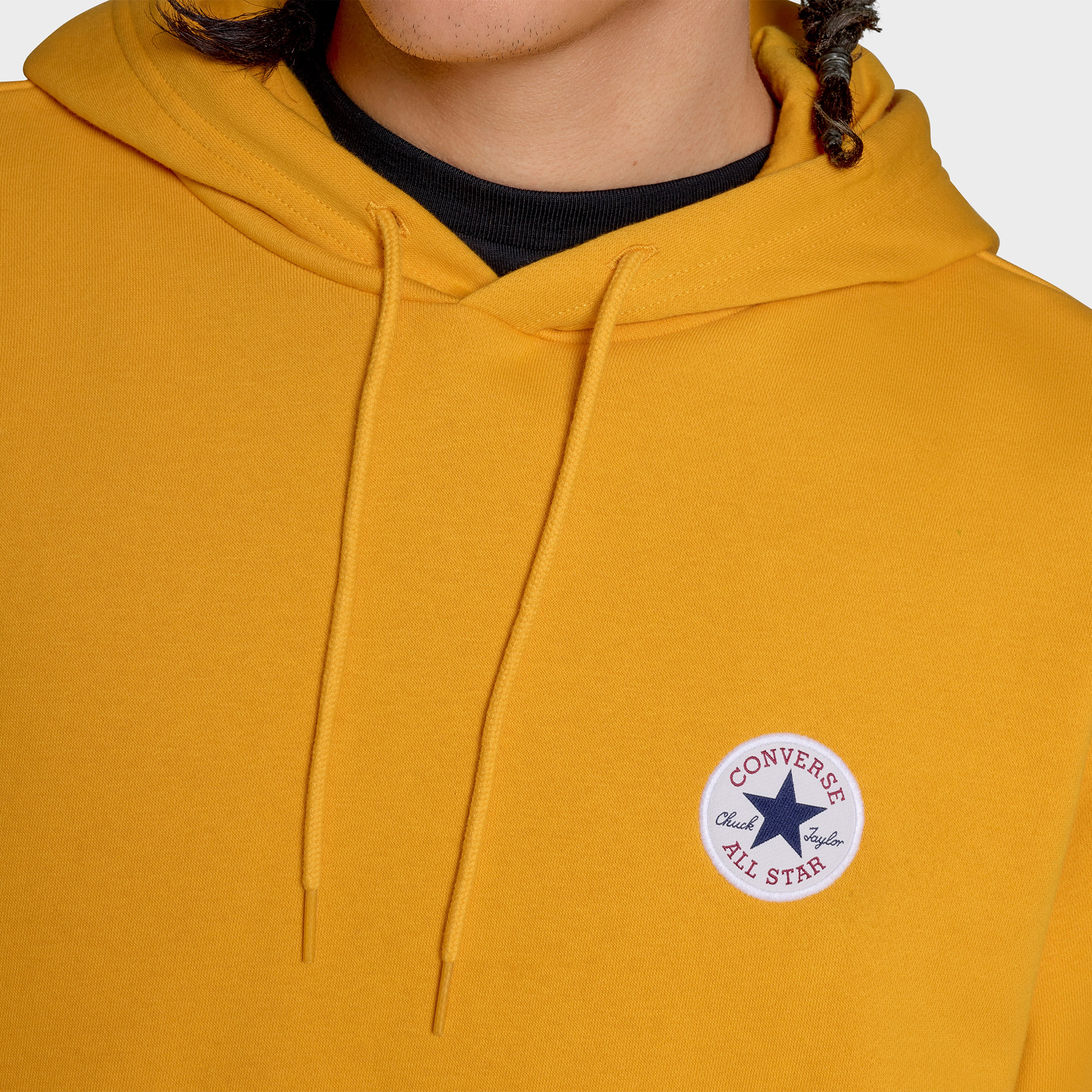 Converse Standard Fit Core Chuck Patch Erkek Sarı Sweatshirt