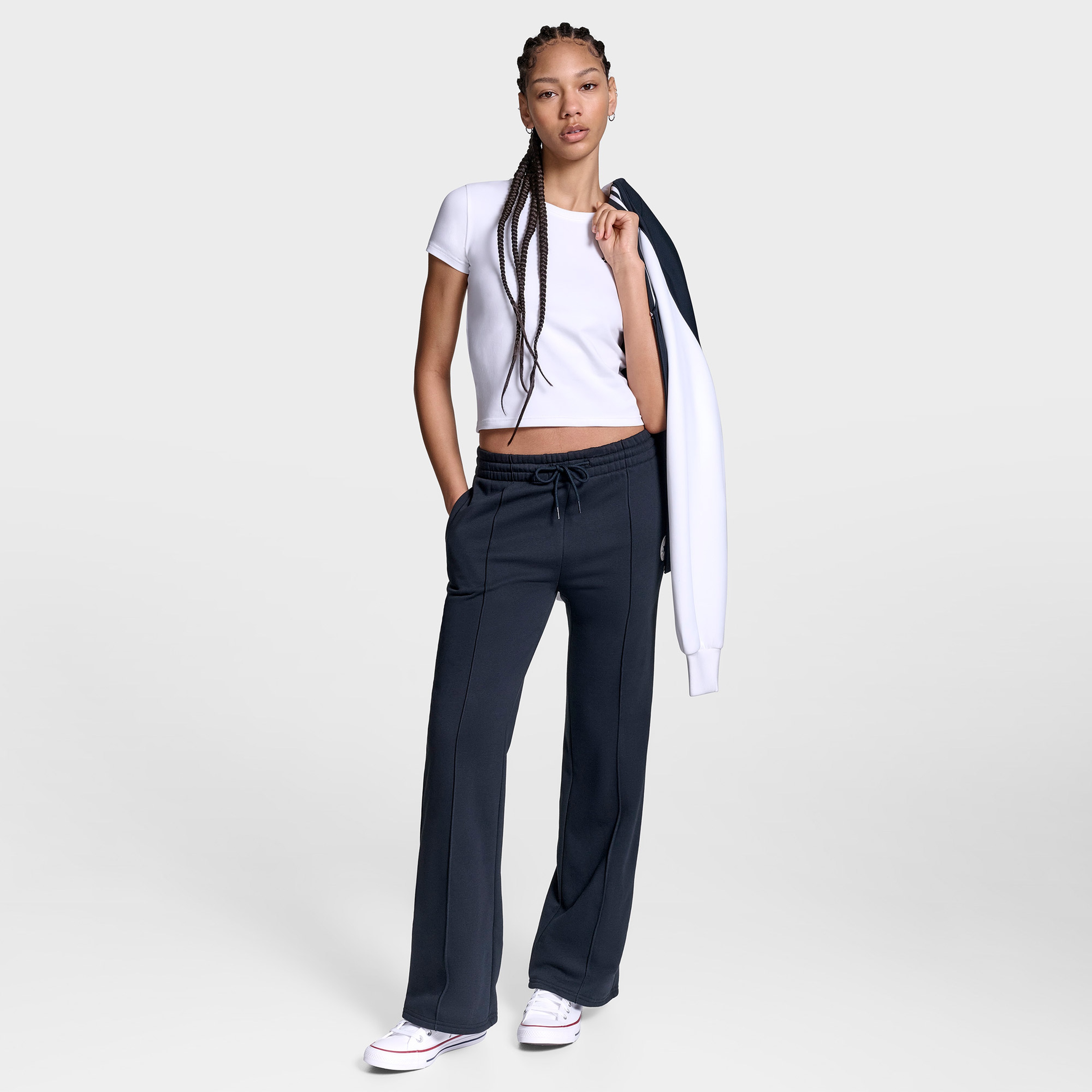 Converse Retro Chuck Fashion Kadın Siyah Pantolon