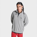 Converse Loose Fit Sneaker Patch Half Zip Erkek Gri Sweatshirt