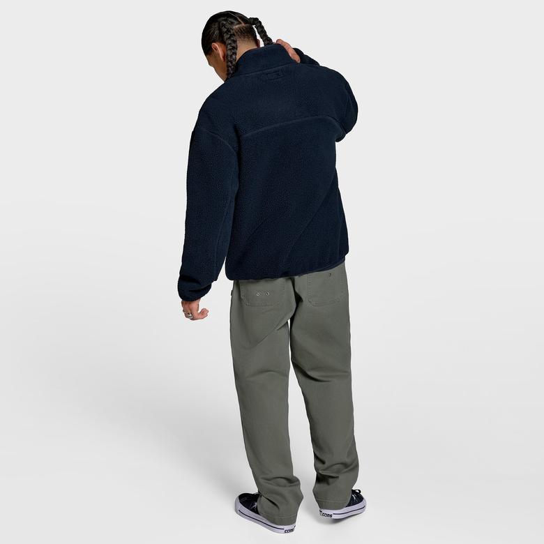 Converse High Pile Fleece Erkek Siyah Ceket