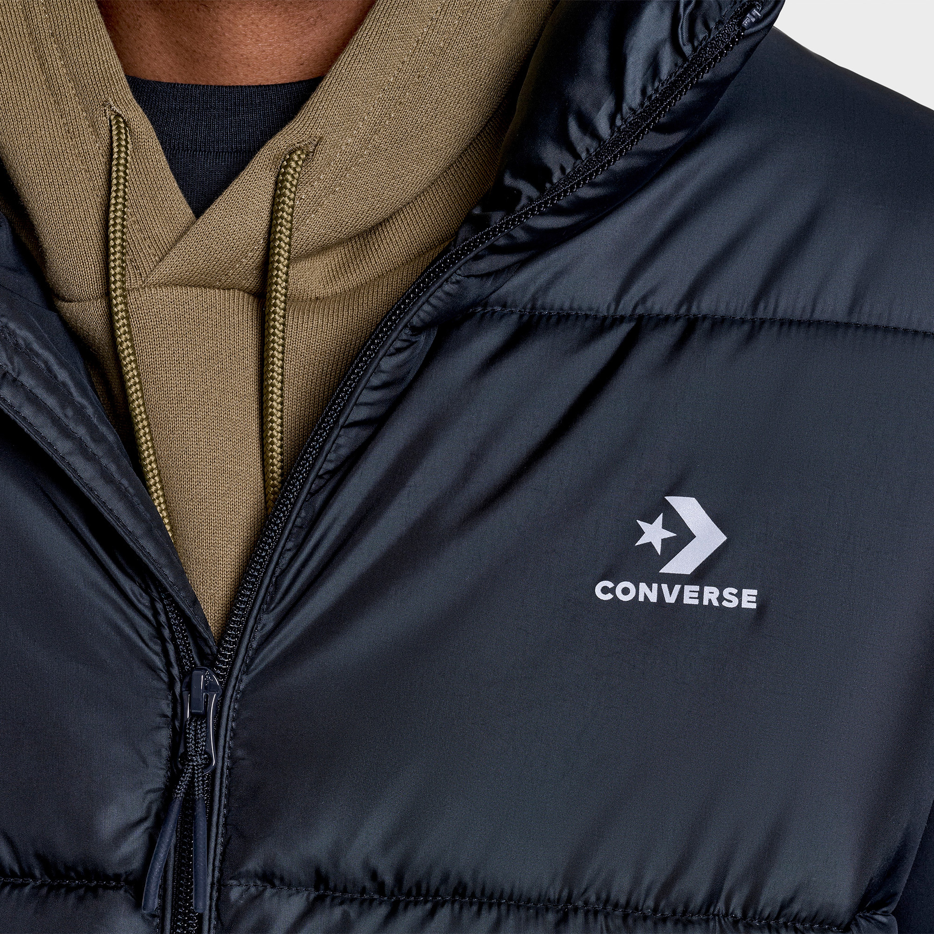 Converse Core Puffer Erkek Siyah Ceket