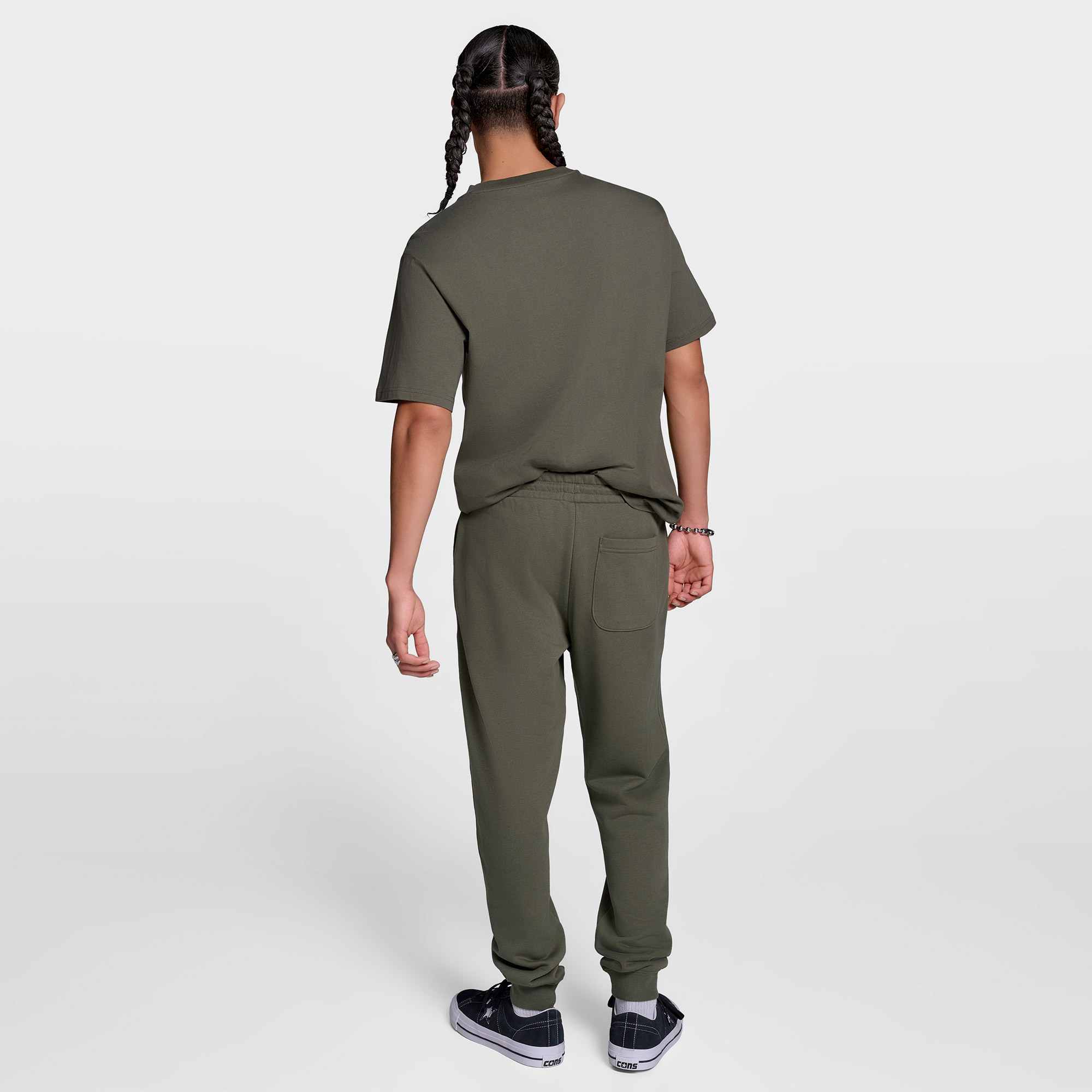 Converse Standard Fit Star Chevron Erkek Bej Pantolon