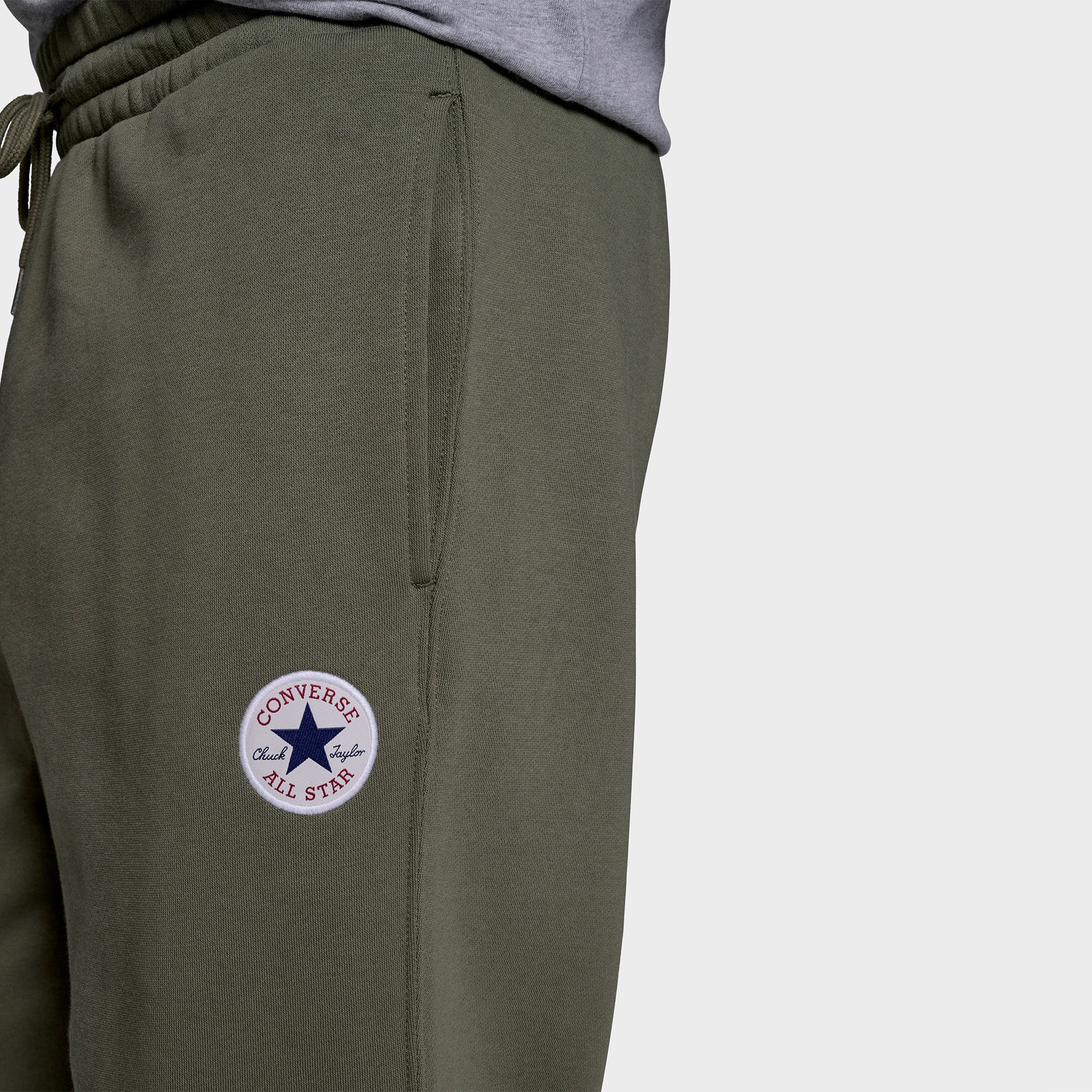 Converse Standard Fit Core Chuck Patch Erkek Haki Pantolon