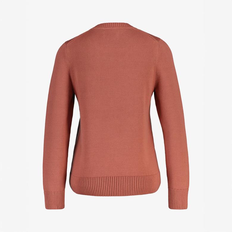 GANT Kadın Pembe Regular Fit Bisiklet Yaka Triko Kazak