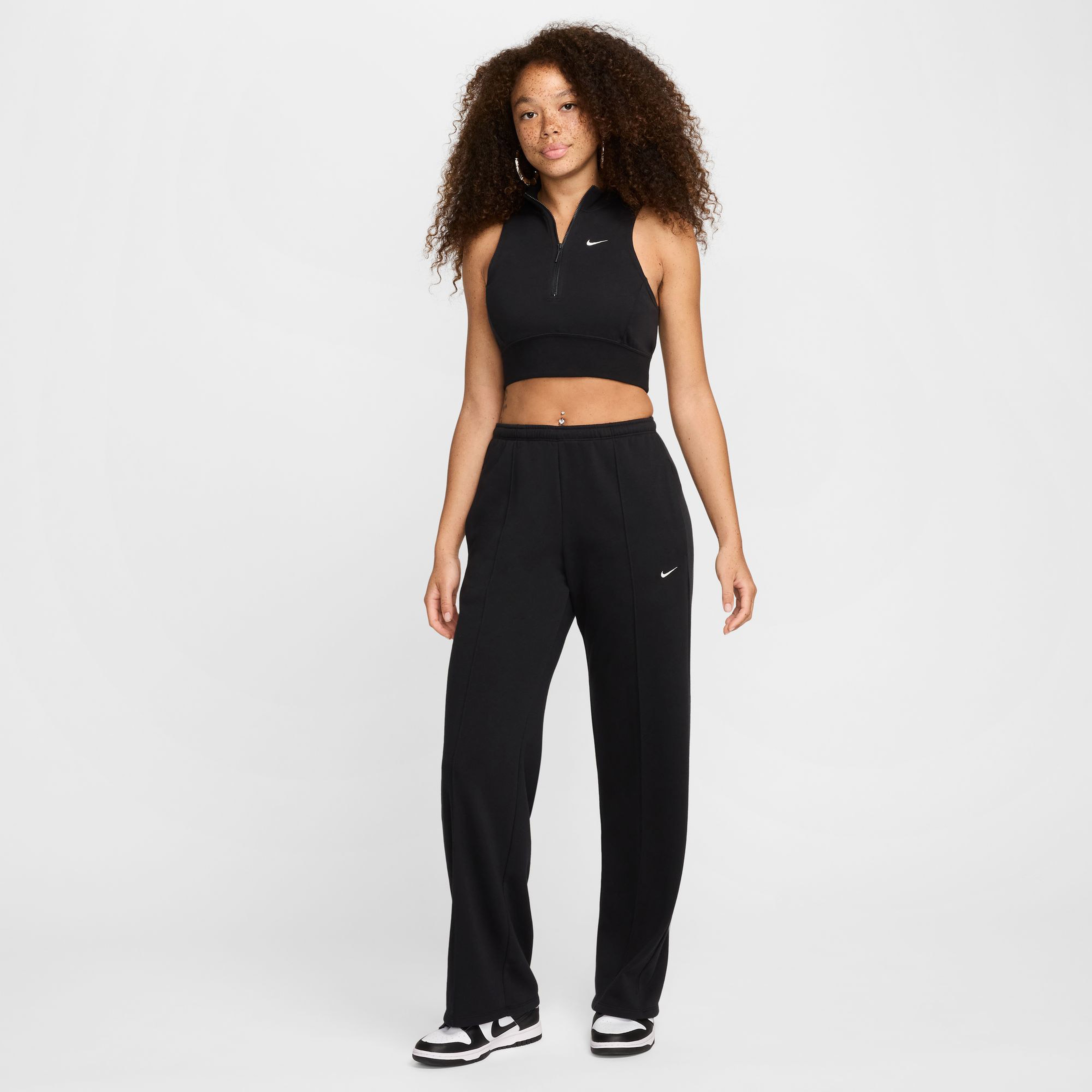 Nike Sportswear Chill Terry Kadın Siyah Eşofman Altı