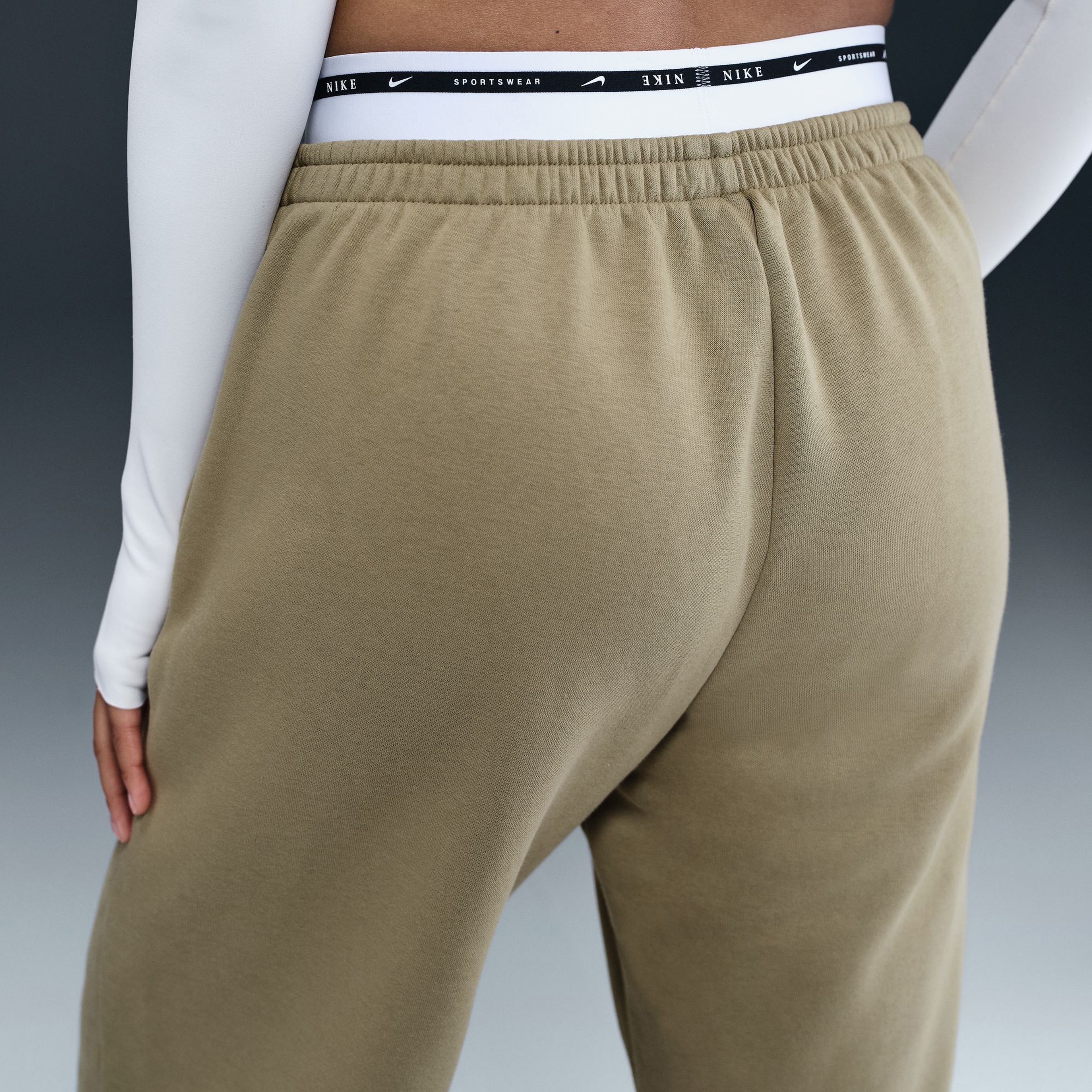 Nike Sportswear Phoenix Fleece Kadın Kahverengi Eşofman Altı