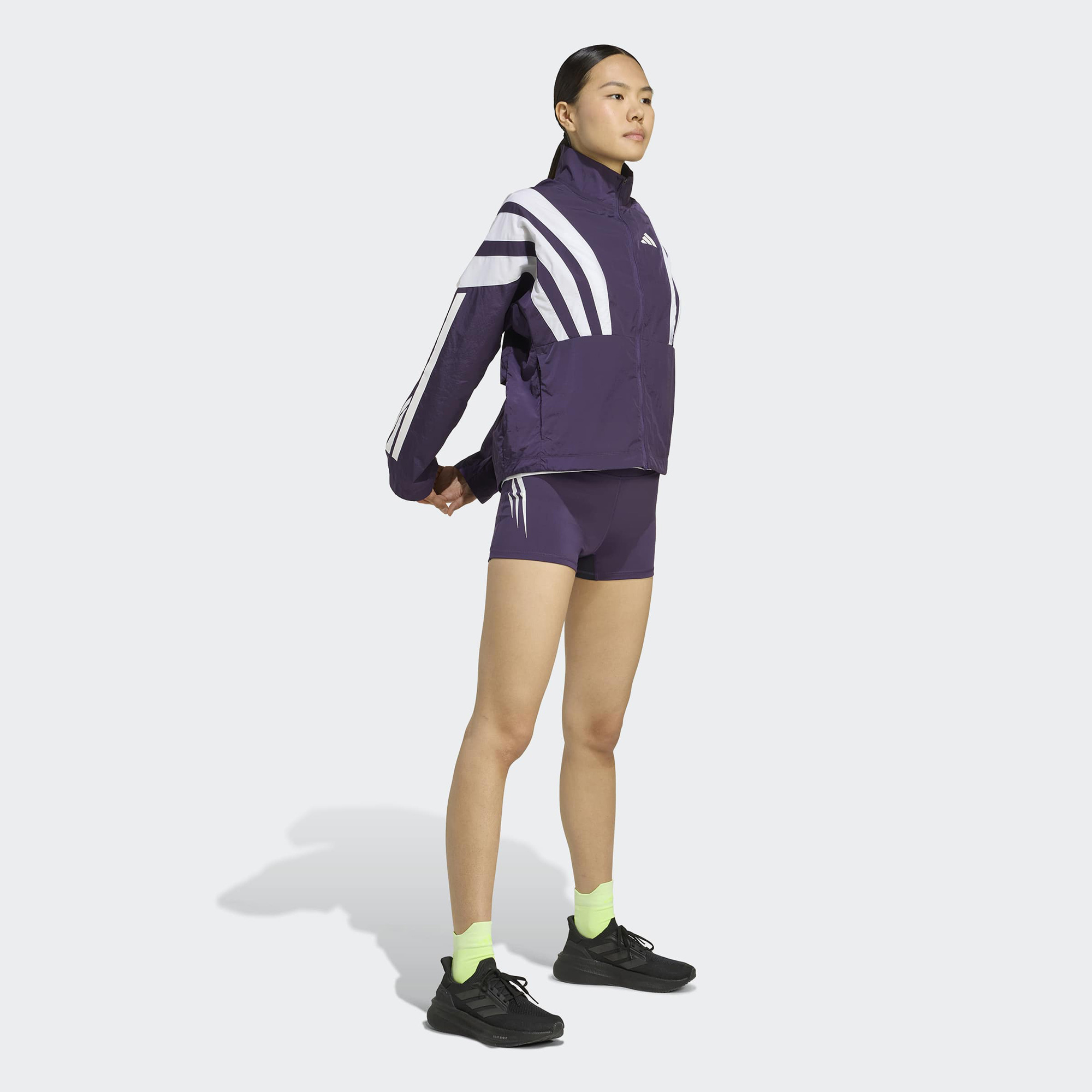 adidas Adizero Nyc Kadın Mor Koşu RüzgarlığıXSJY6994| Occasion