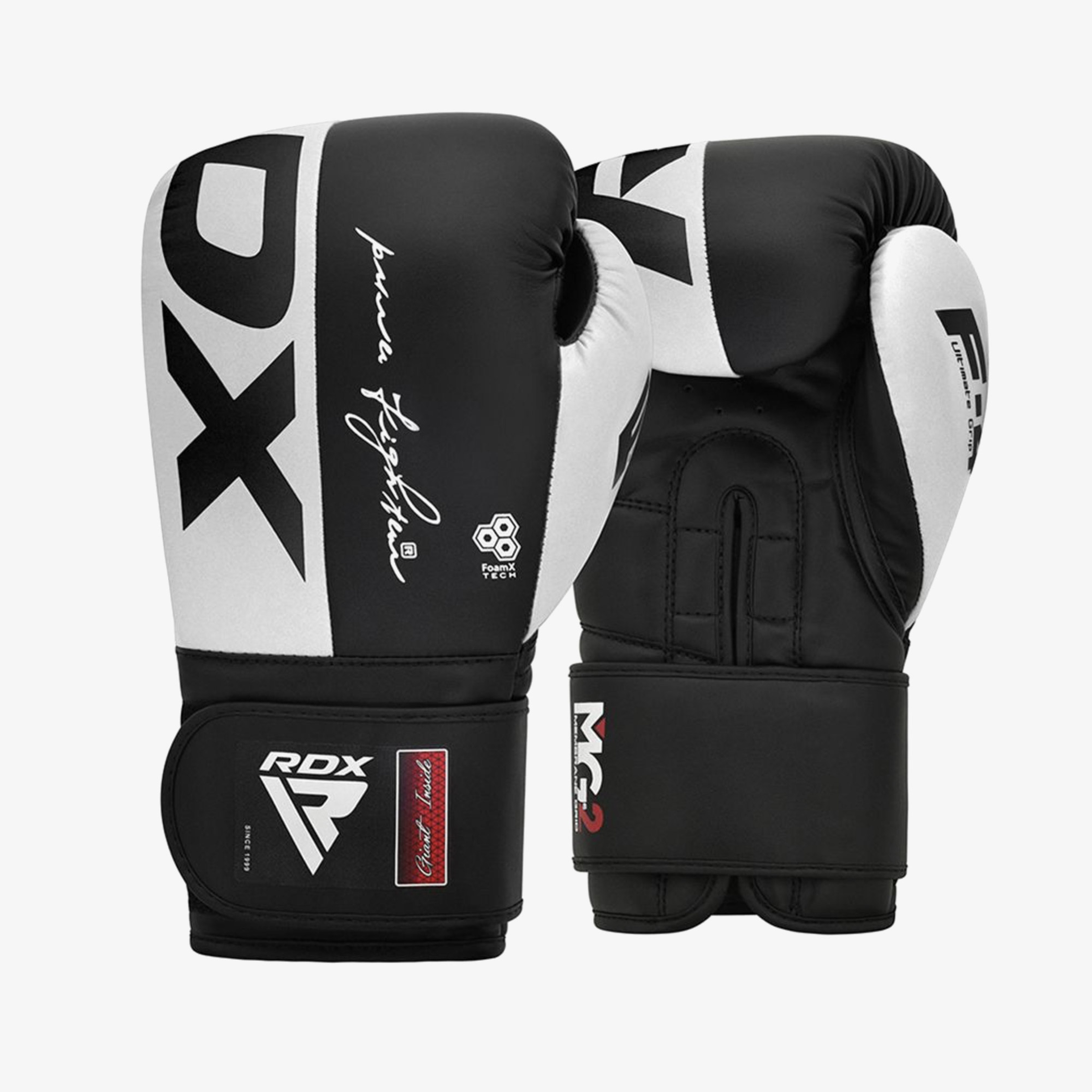 Rdx Boxing F4 Sparring Erkek Beyaz-Siyah Boks Eldiveni