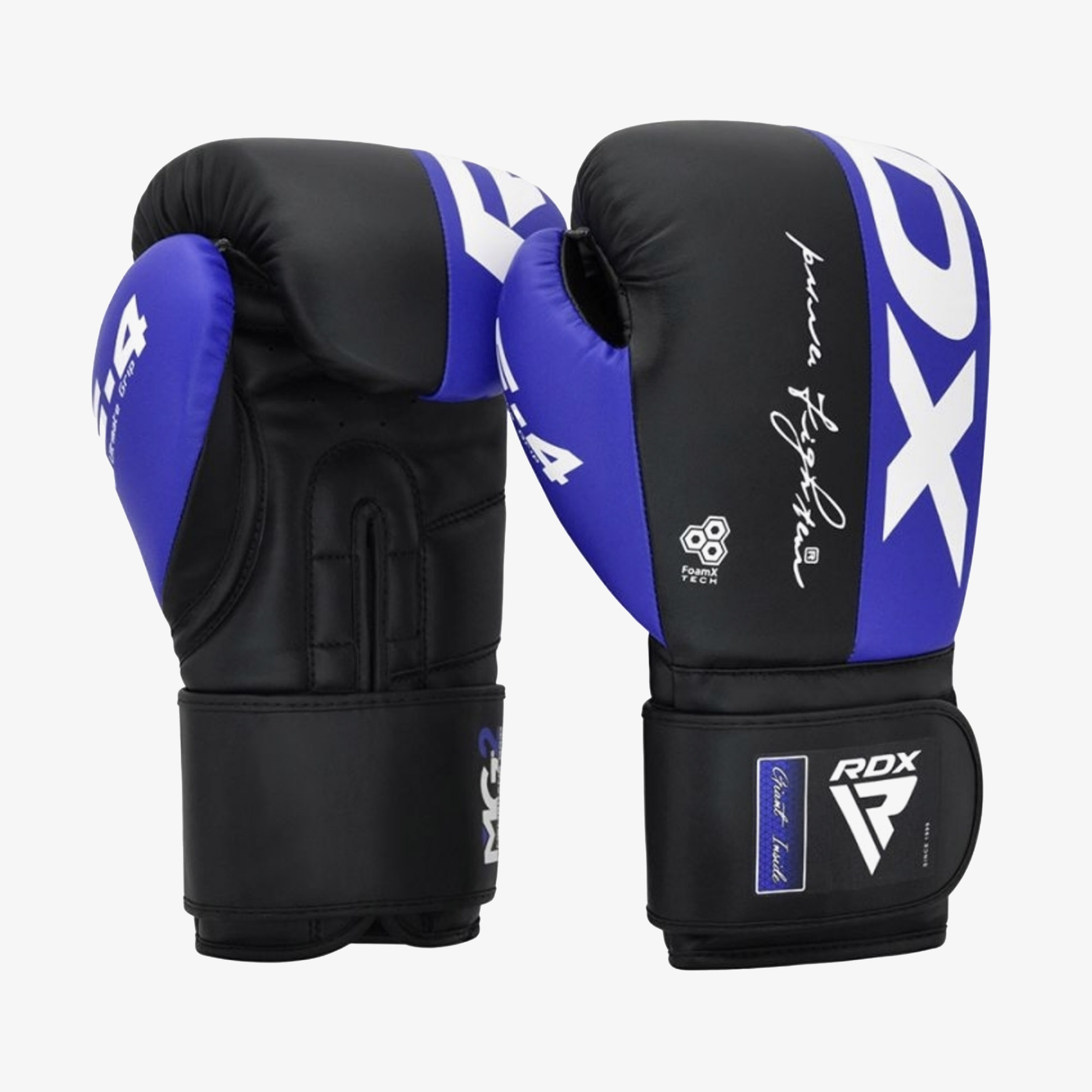 Rdx Boxing F4 Sparring Erkek Mavi-Siyah Boks Eldiveni
