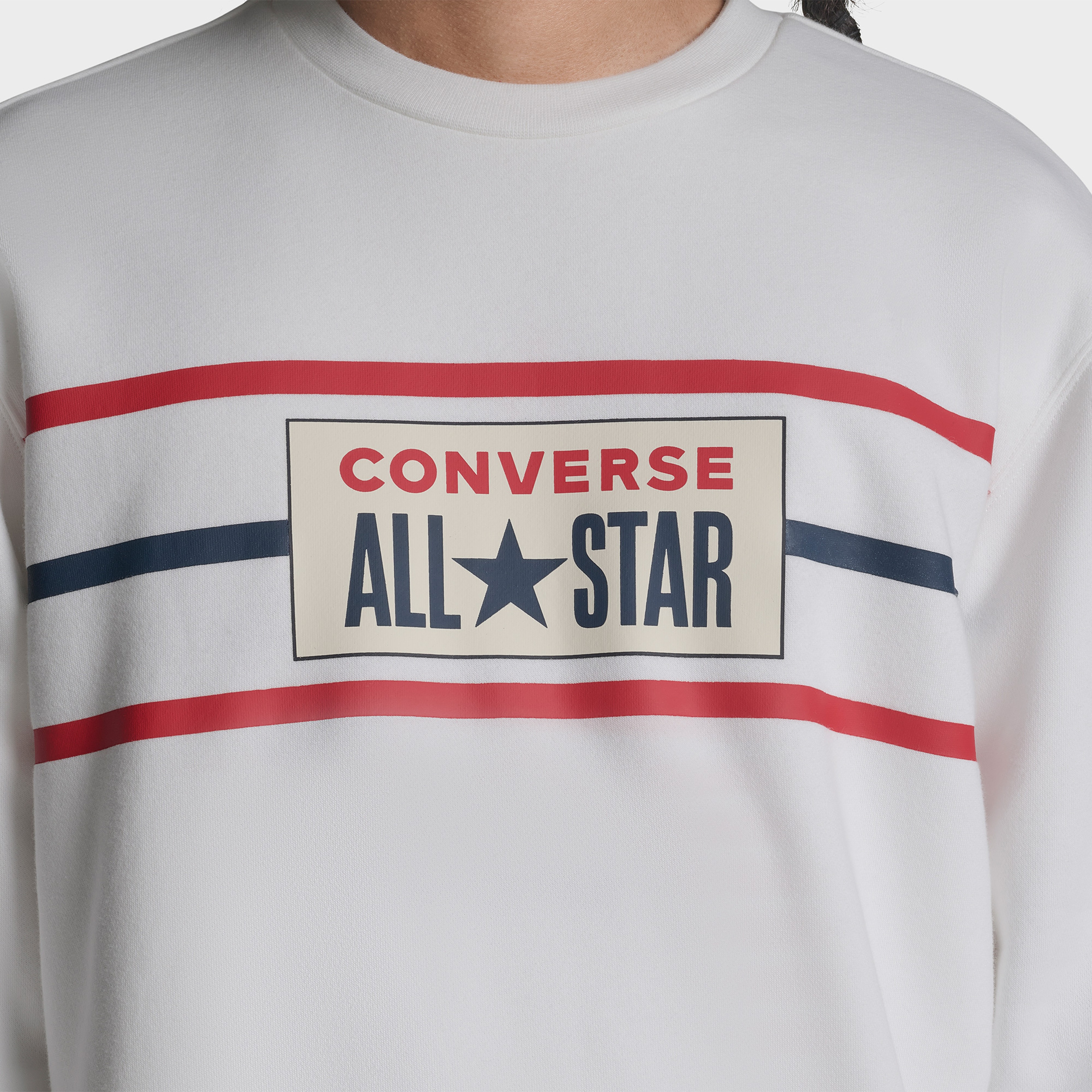 Converse Erkek Beyaz Sweatshirt