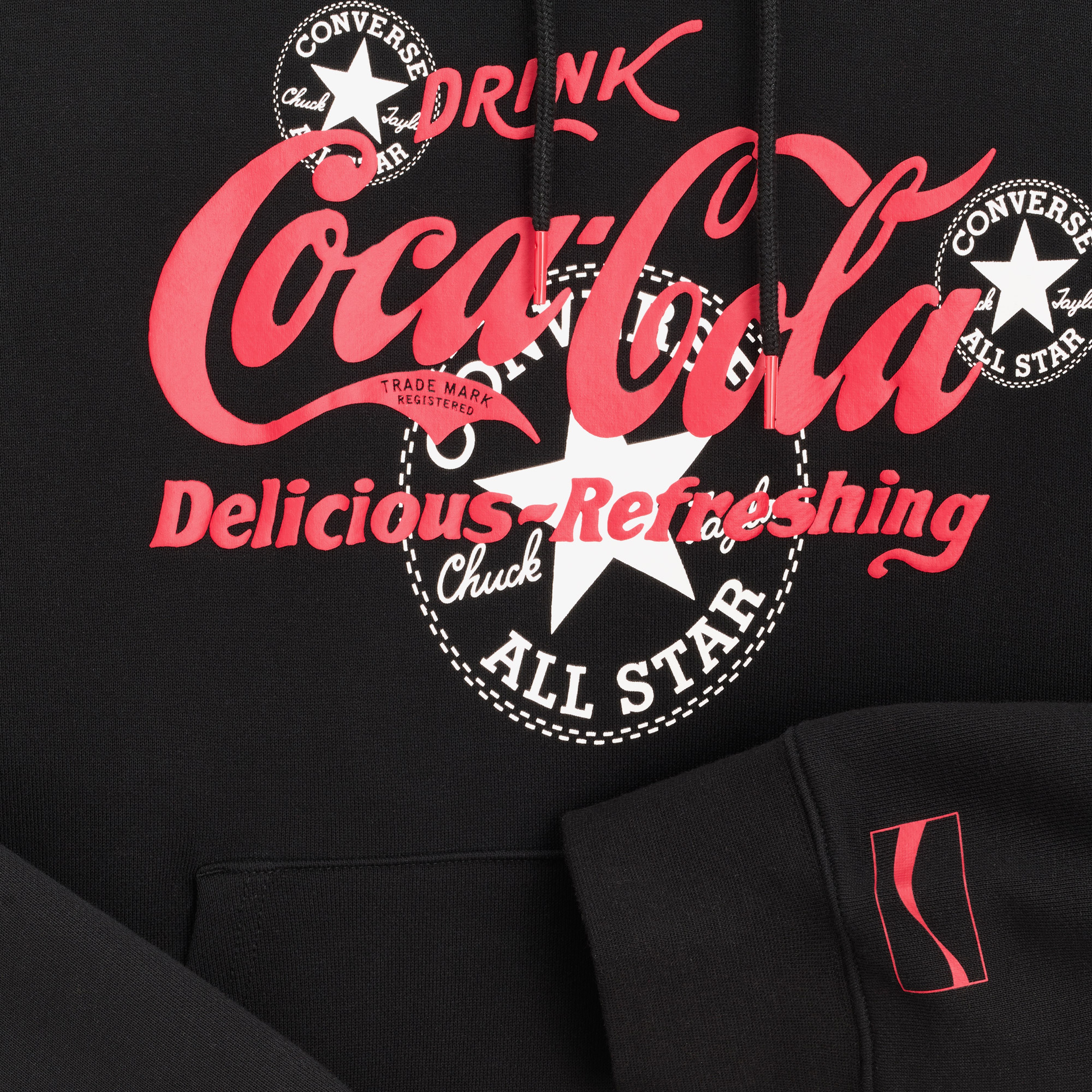 Converse x Coca-Cola Erkek Siyah Hoodie