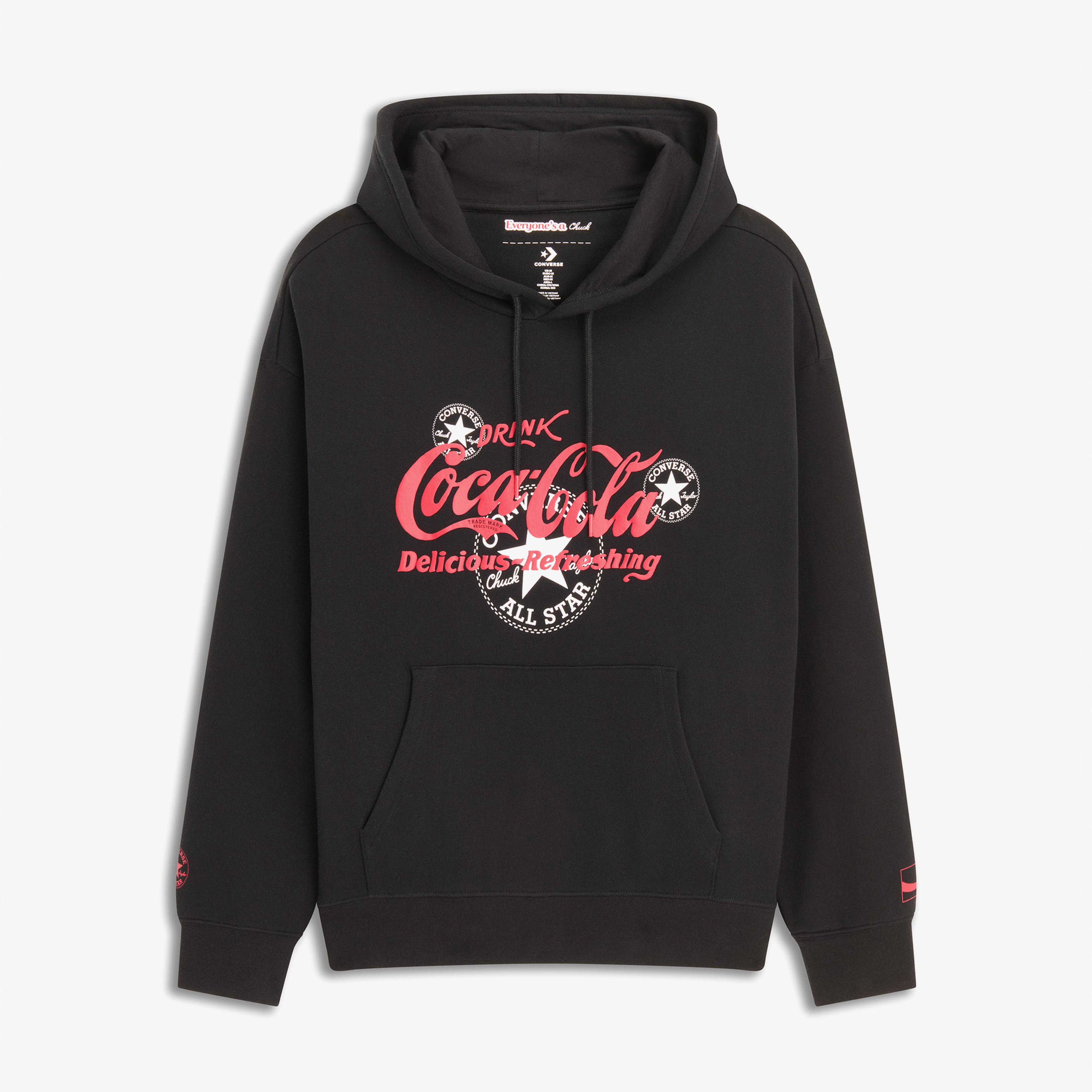 Converse x Coca-Cola Erkek Siyah Hoodie