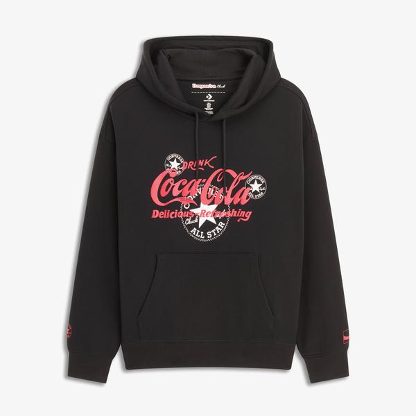 Converse x Coca-Cola Erkek Siyah Hoodie