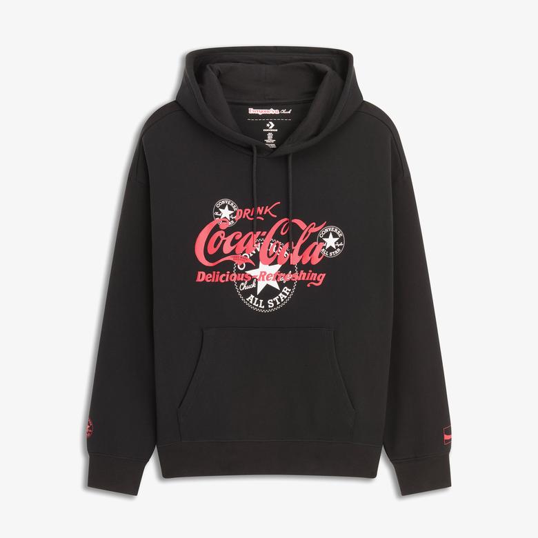 Converse x Coca-Cola Erkek Siyah Hoodie