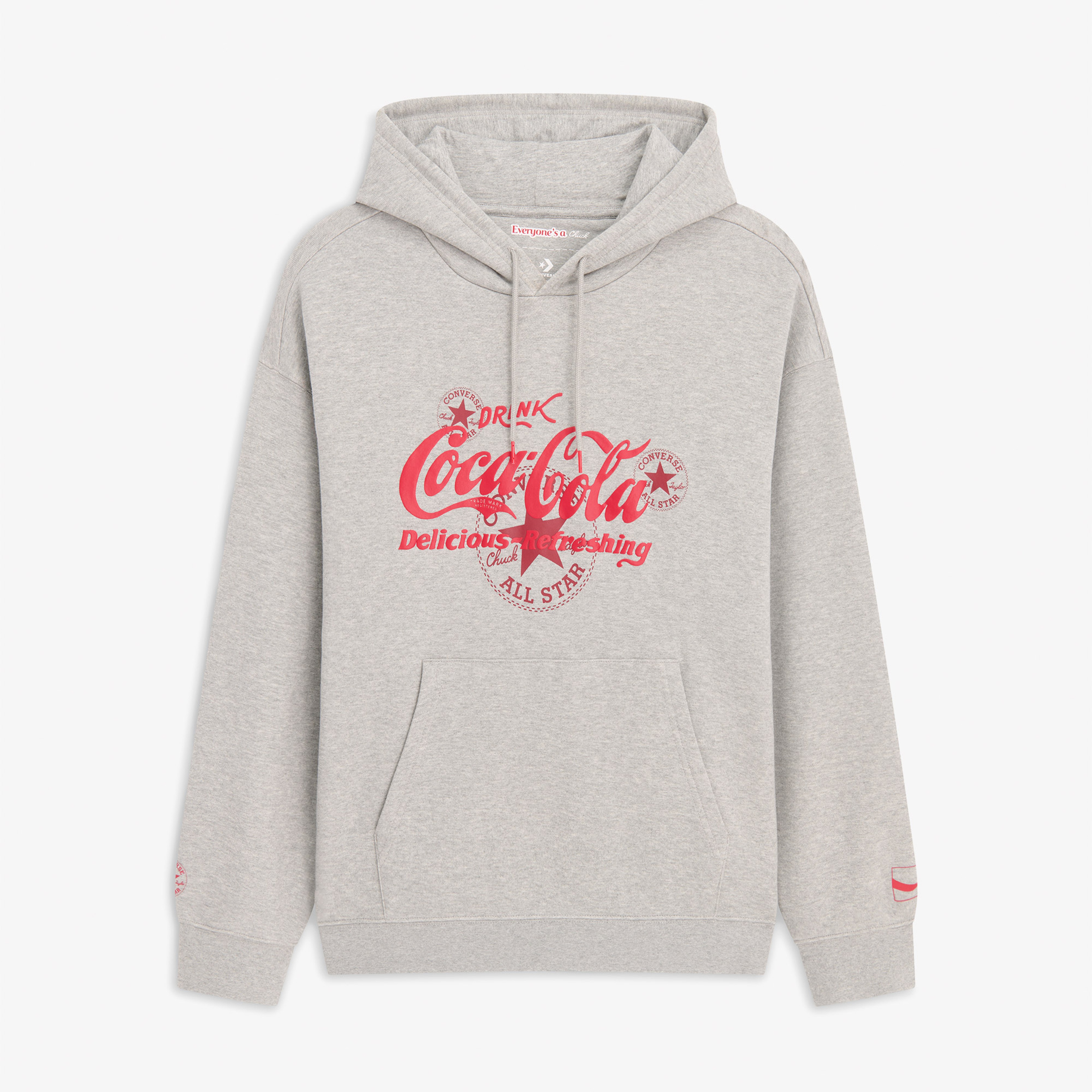 Converse x Coca-Cola Erkek Gri Hoodie