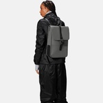 Rains Backpack Mini W3 Unisex Gri Sırt Çantası