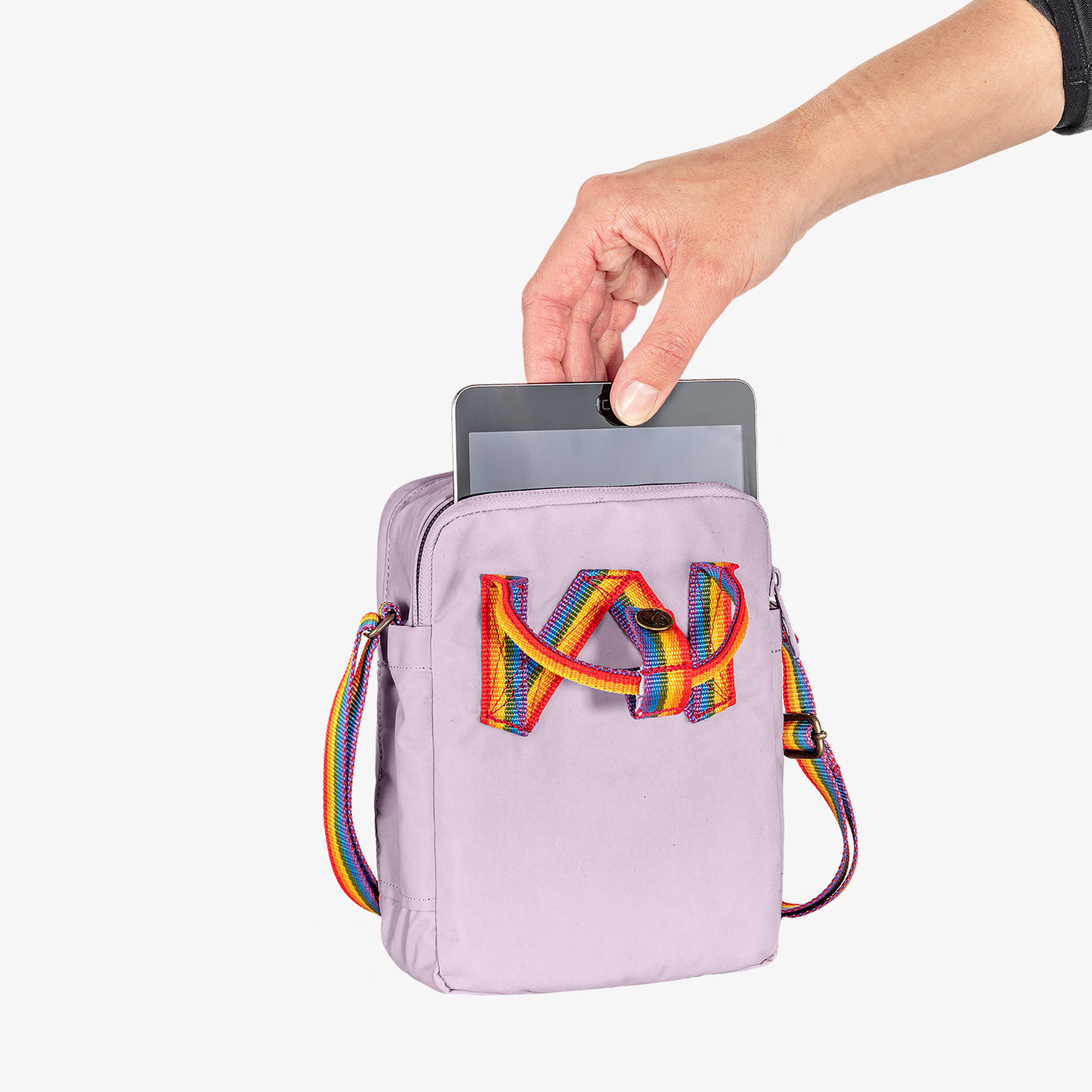 Kanken Rainbow Sling Unisex Mor Omuz Çantası