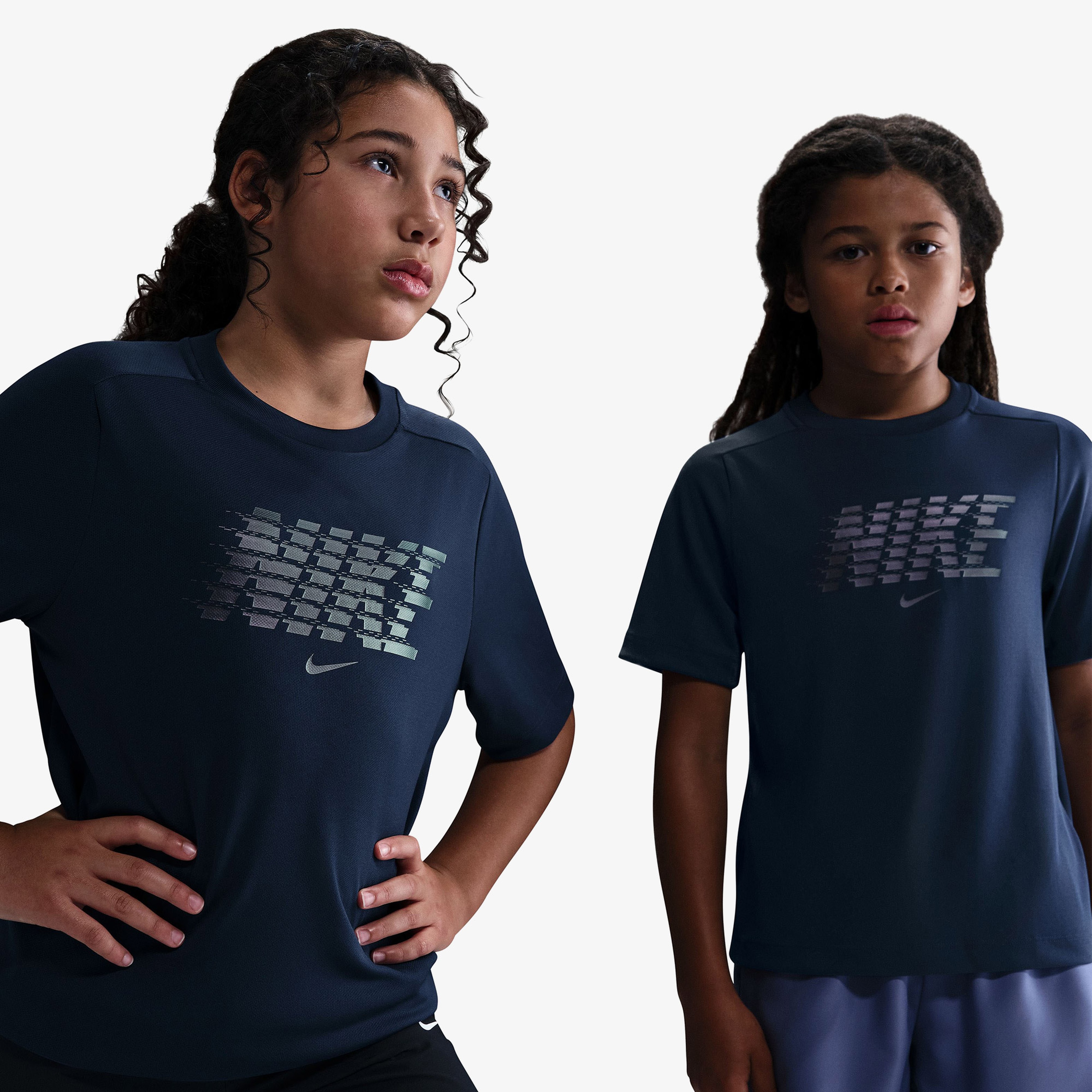 Nike Dri-Fit Multi Çocuk Lacivert T-Shirt