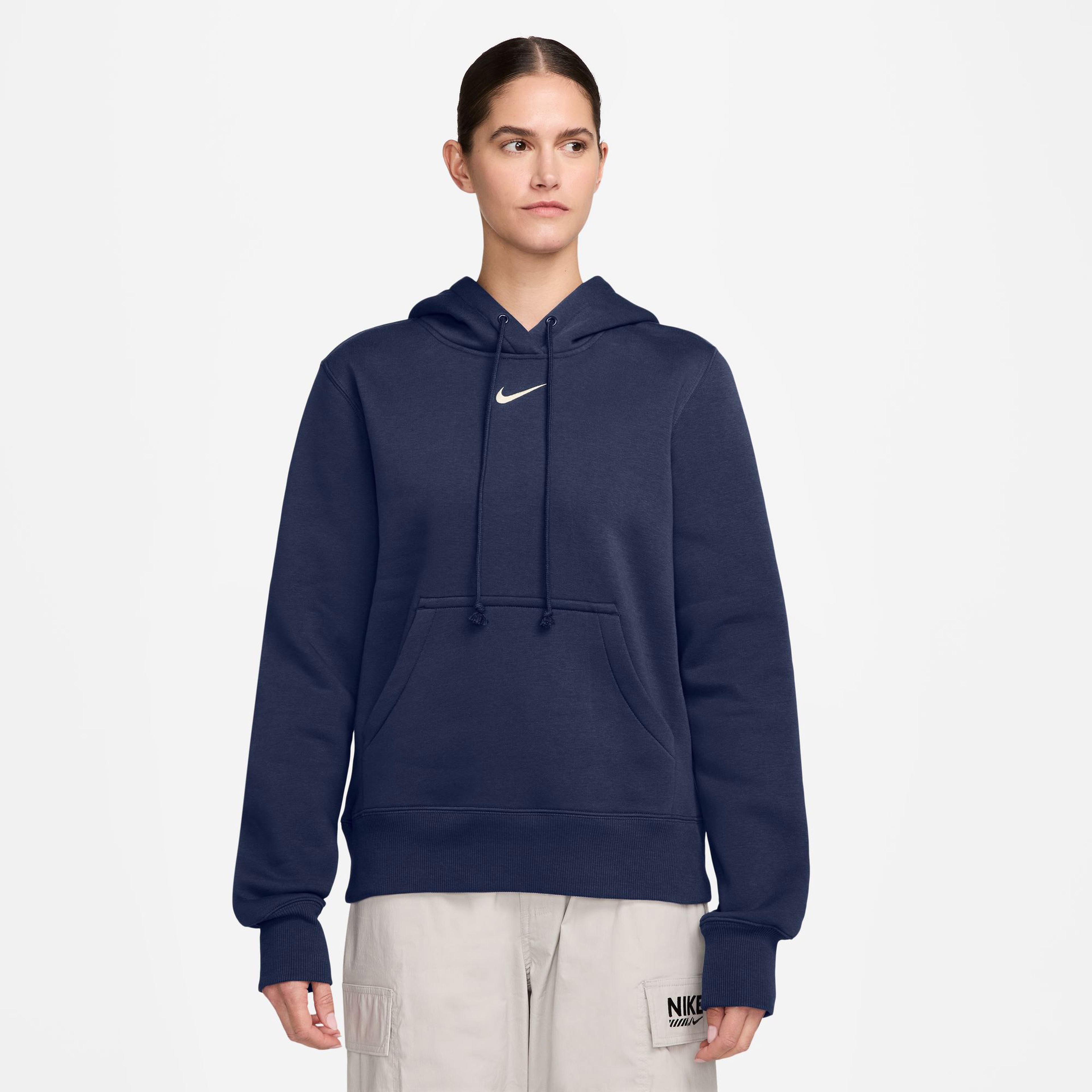 Nike Sportswear Phoenix Fleece Kadın Lacivert Sweatshirt