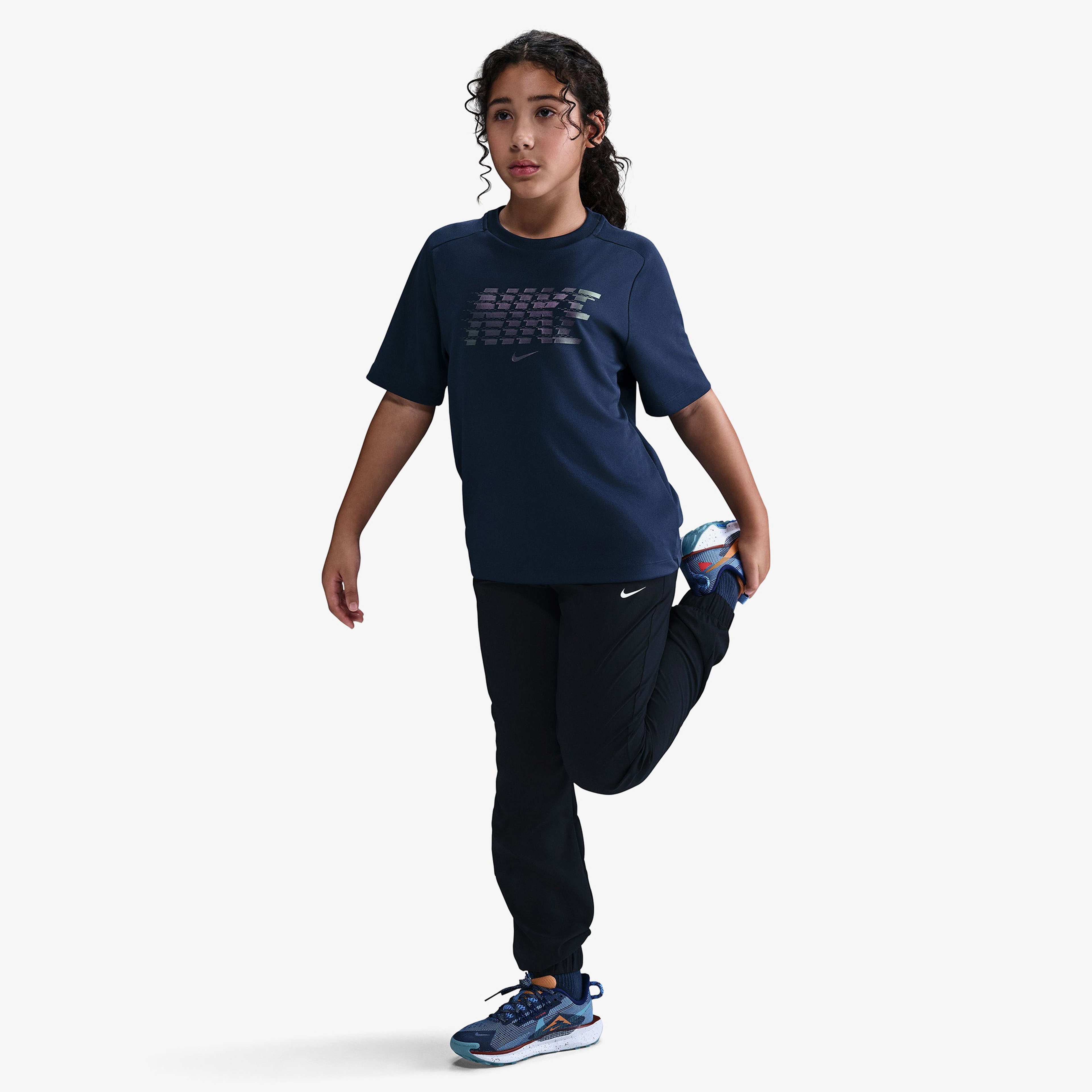 Nike Dri-Fit Multi Çocuk Lacivert T-Shirt