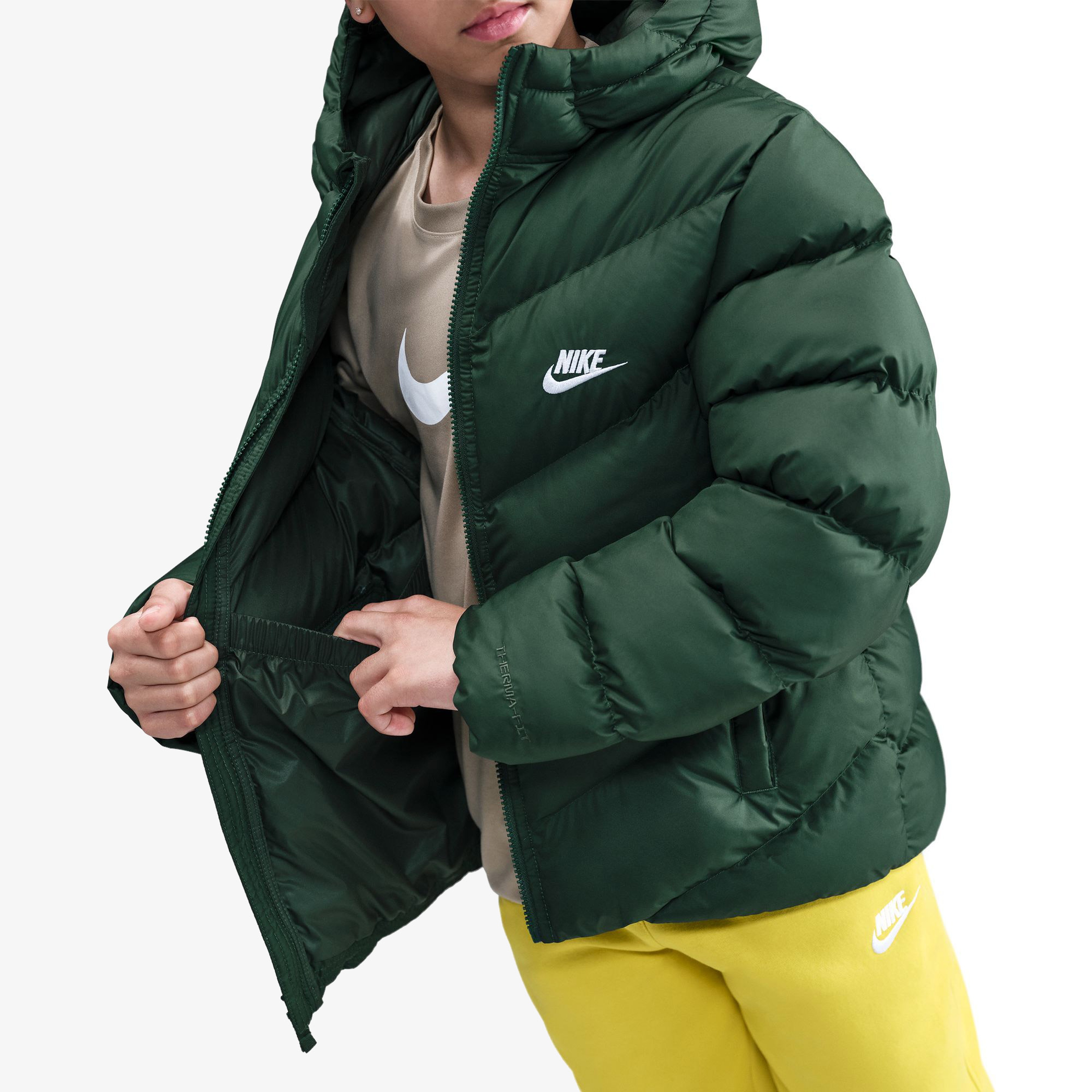 Nike Sportswear All Day Play Çocuk Yeşil Ceket