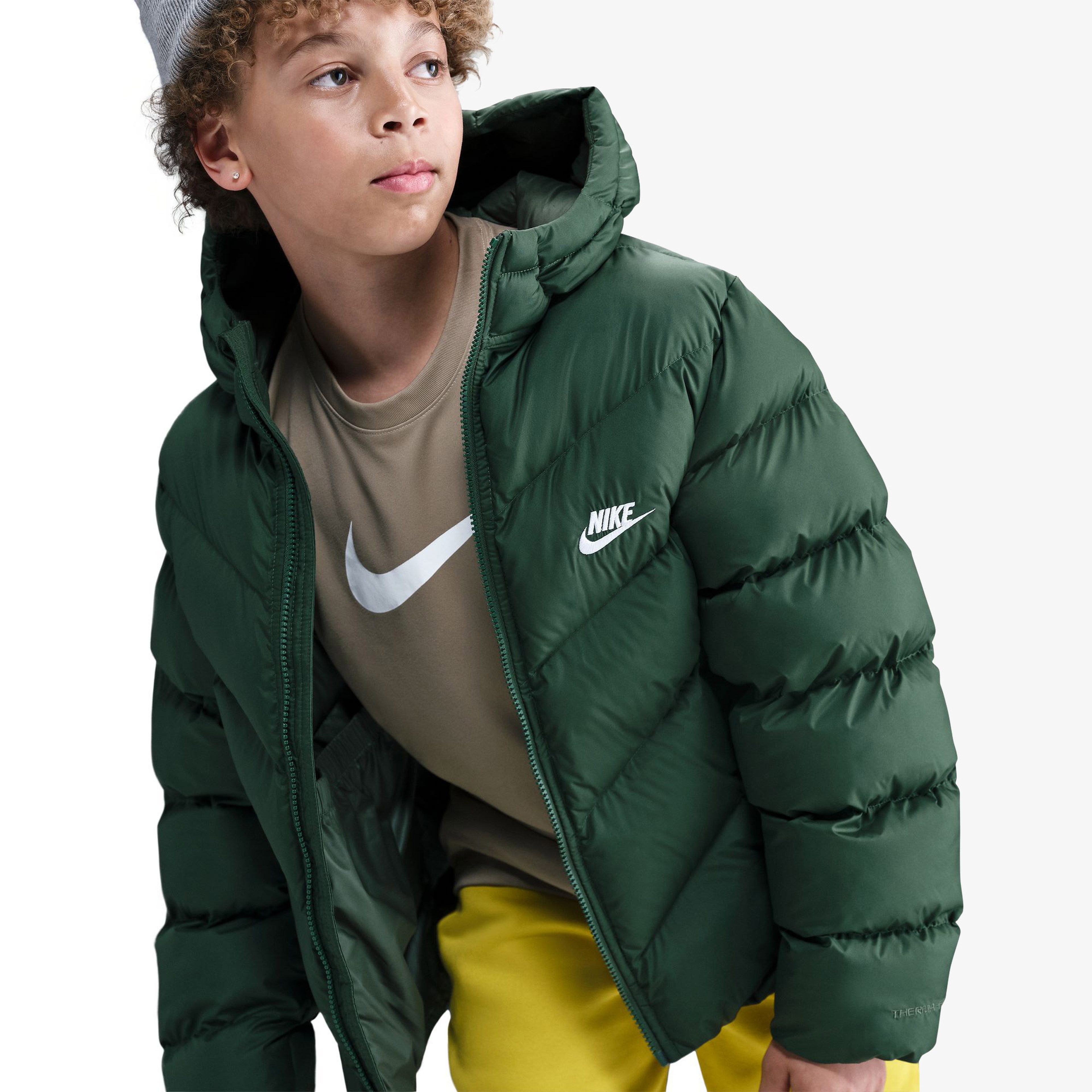 Nike Sportswear All Day Play Çocuk Yeşil Ceket