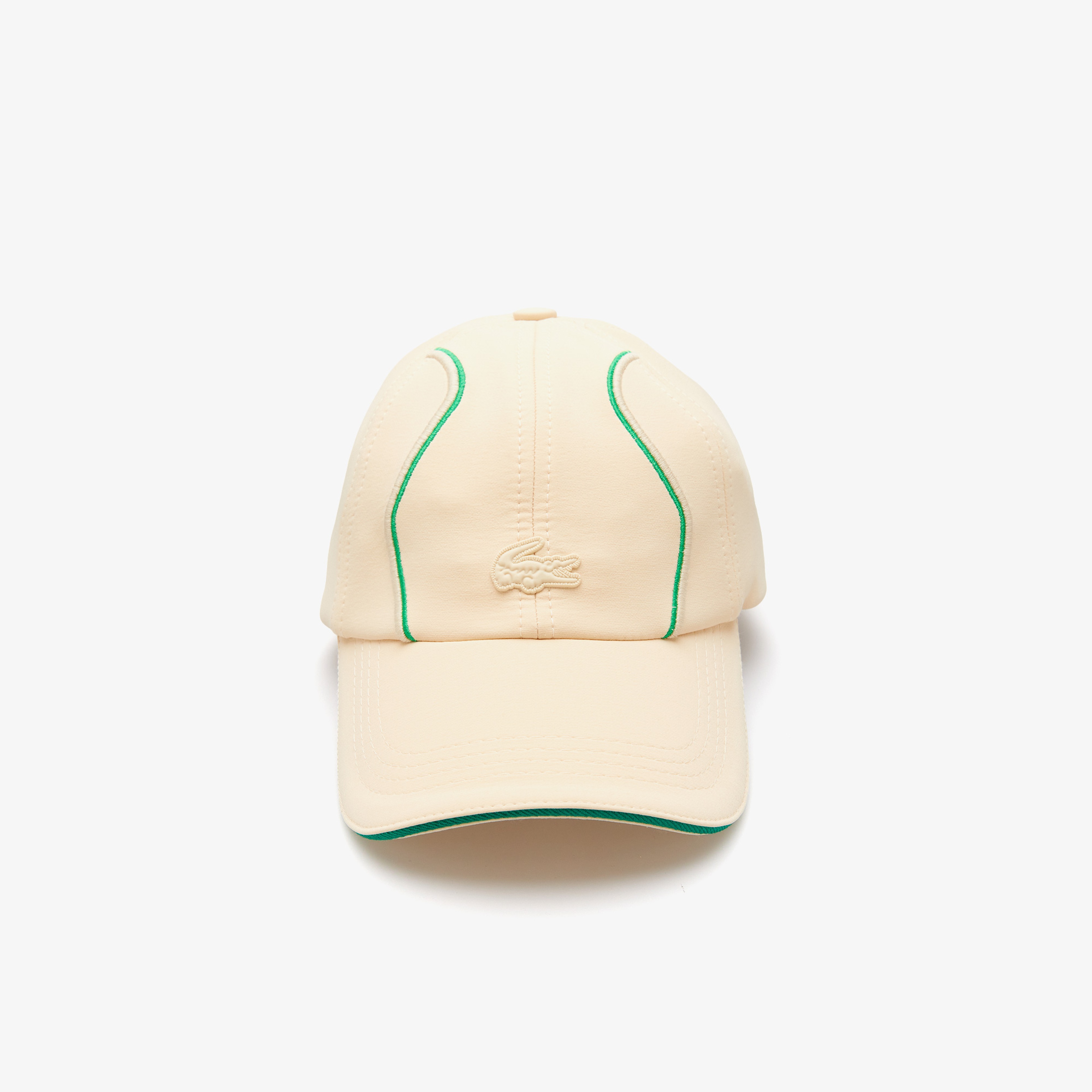 Lacoste x House of SuperStep Baskılı Unisex Bej Şapka