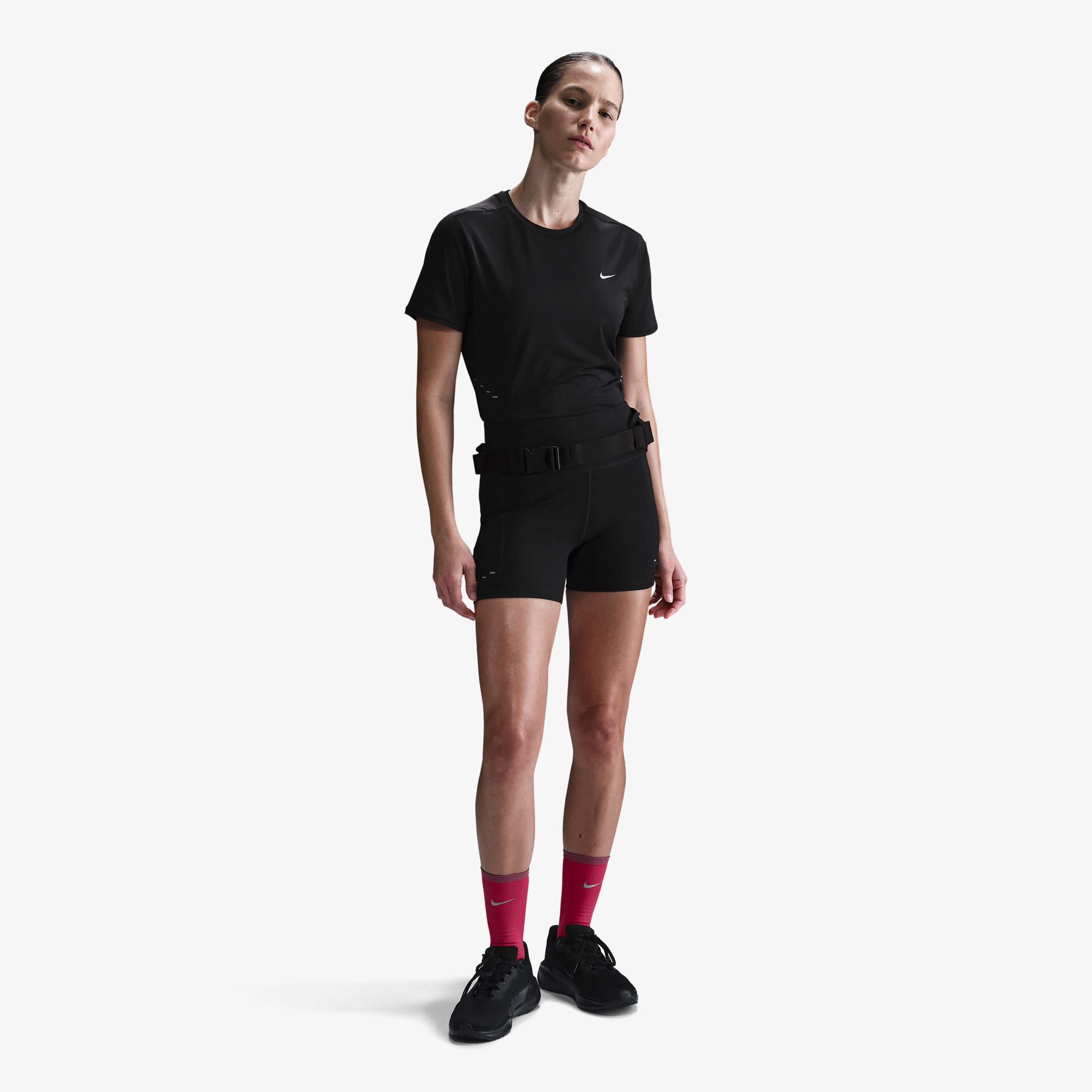 Nike Swift Kadın Siyah Koşu T-Shirt