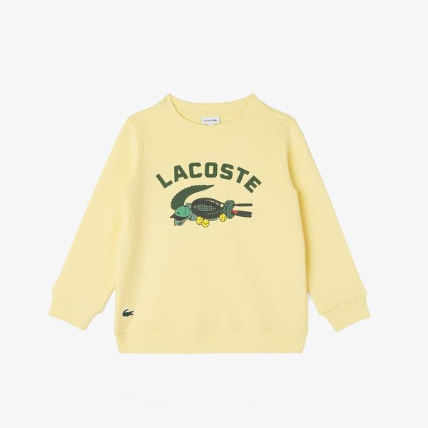 Lacoste Çocuk Sarı Sweatshirt