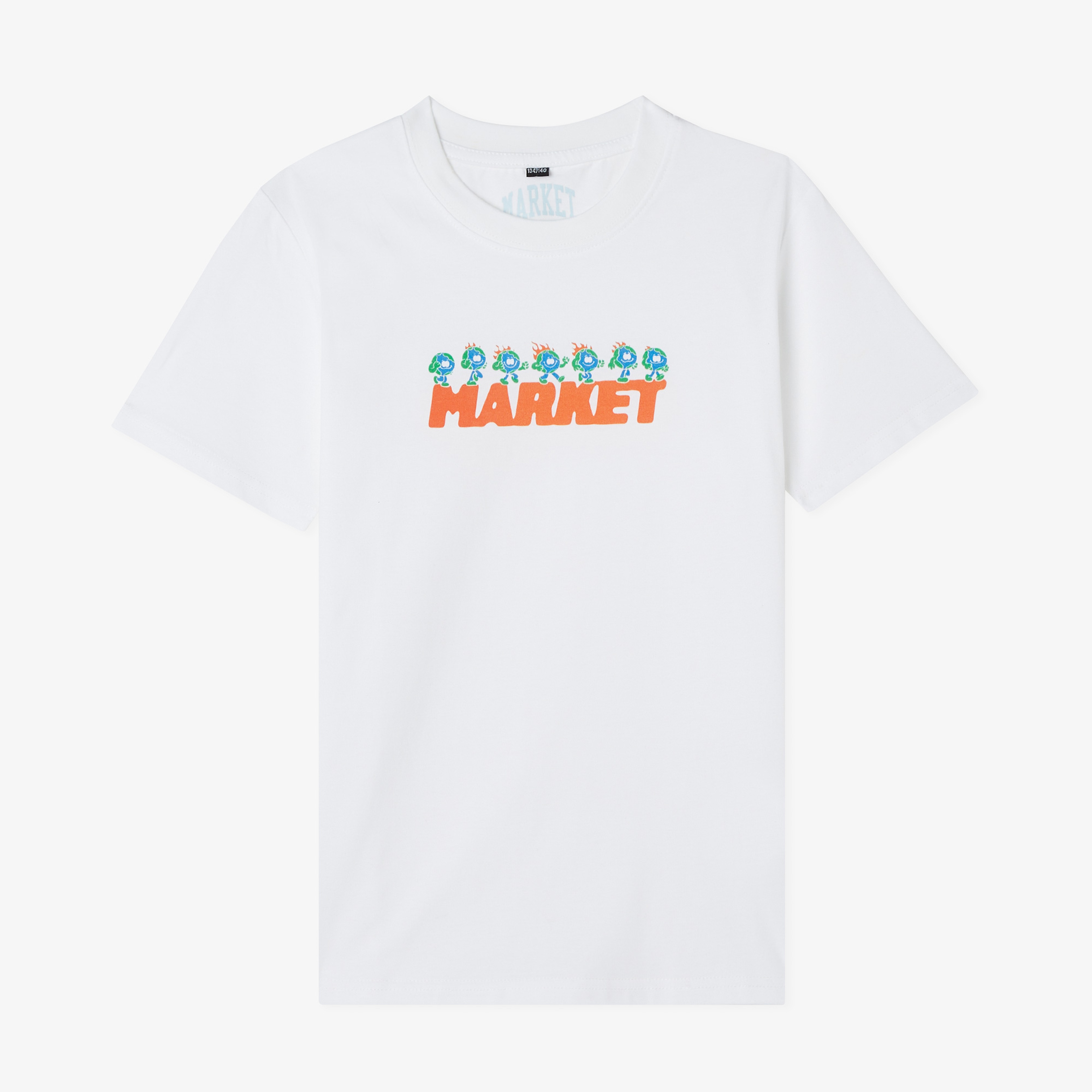 Market Fire Frolic Beyaz T-Shirt