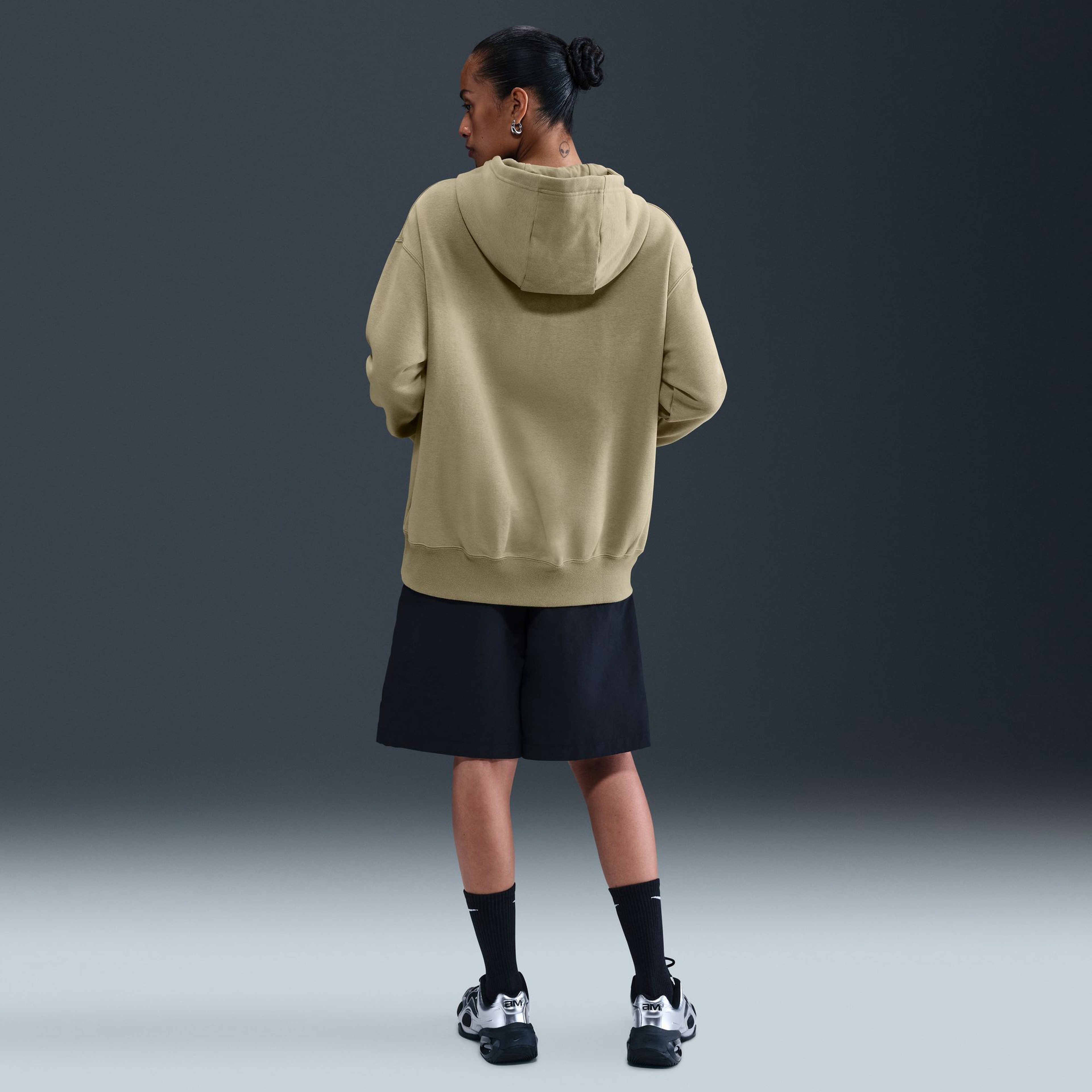 Nike Sportswear Phoenix Fleece Kadın Kahverengi Sweatshirt