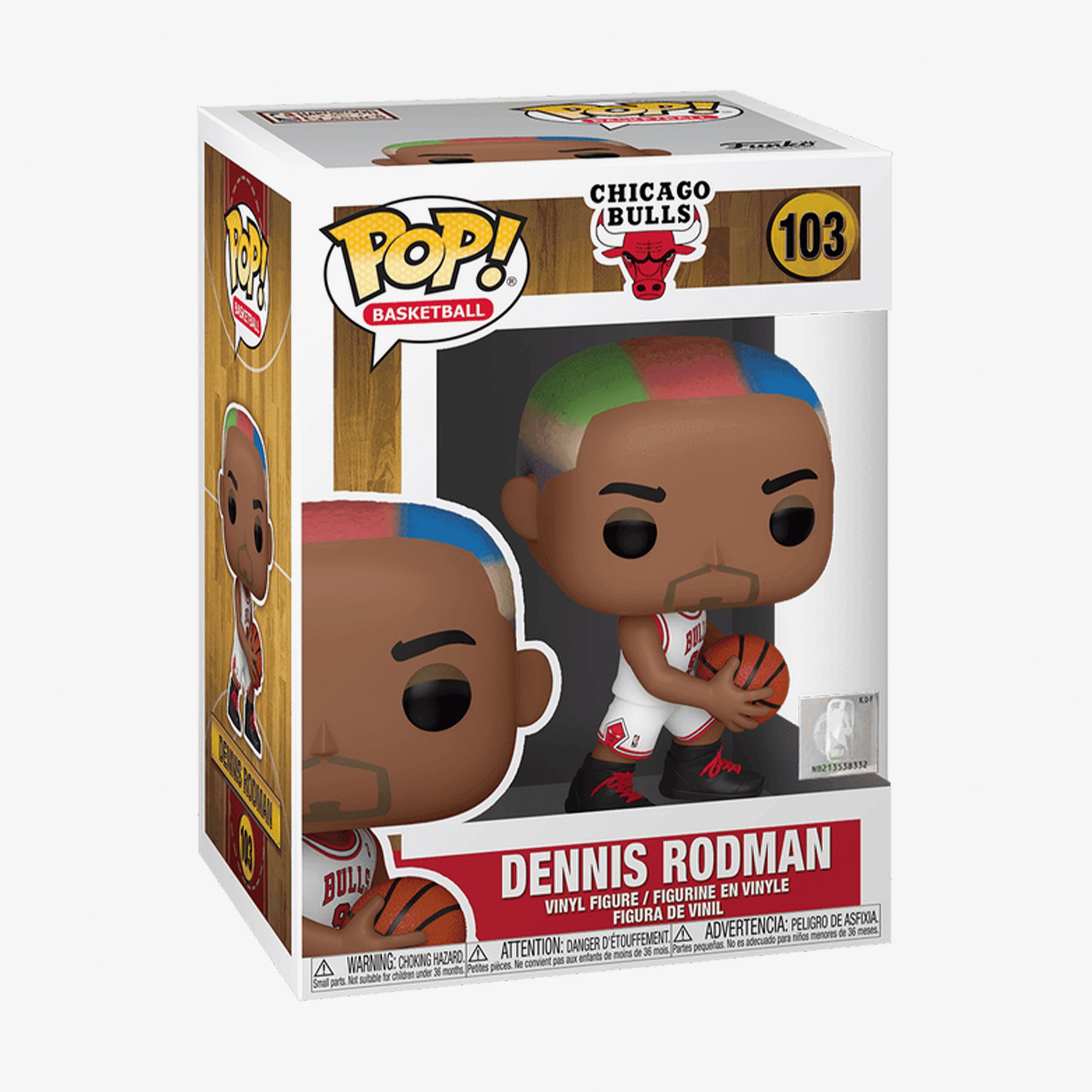 Funko POP NBA: Dennis Rodman Unisex Renkli Figür