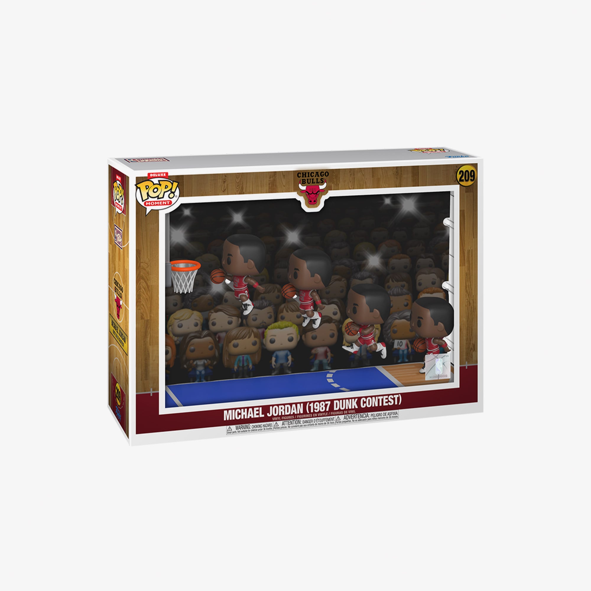 Funko Pop! Deluxe Moment Michael Jordan (1987 Dunk Contest) Unisex Renkli Figür