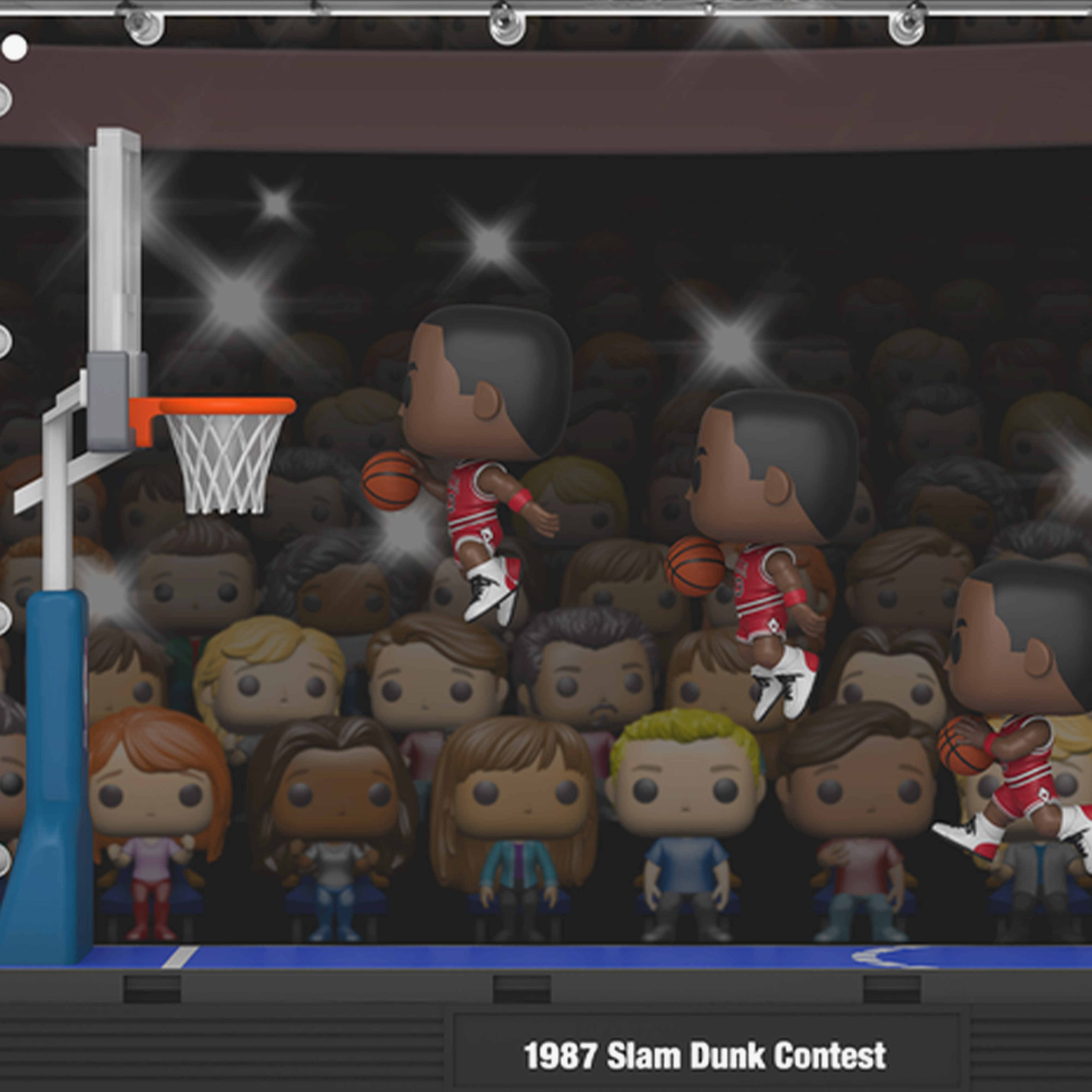 Funko Pop! Deluxe Moment Michael Jordan (1987 Dunk Contest) Unisex Renkli Figür