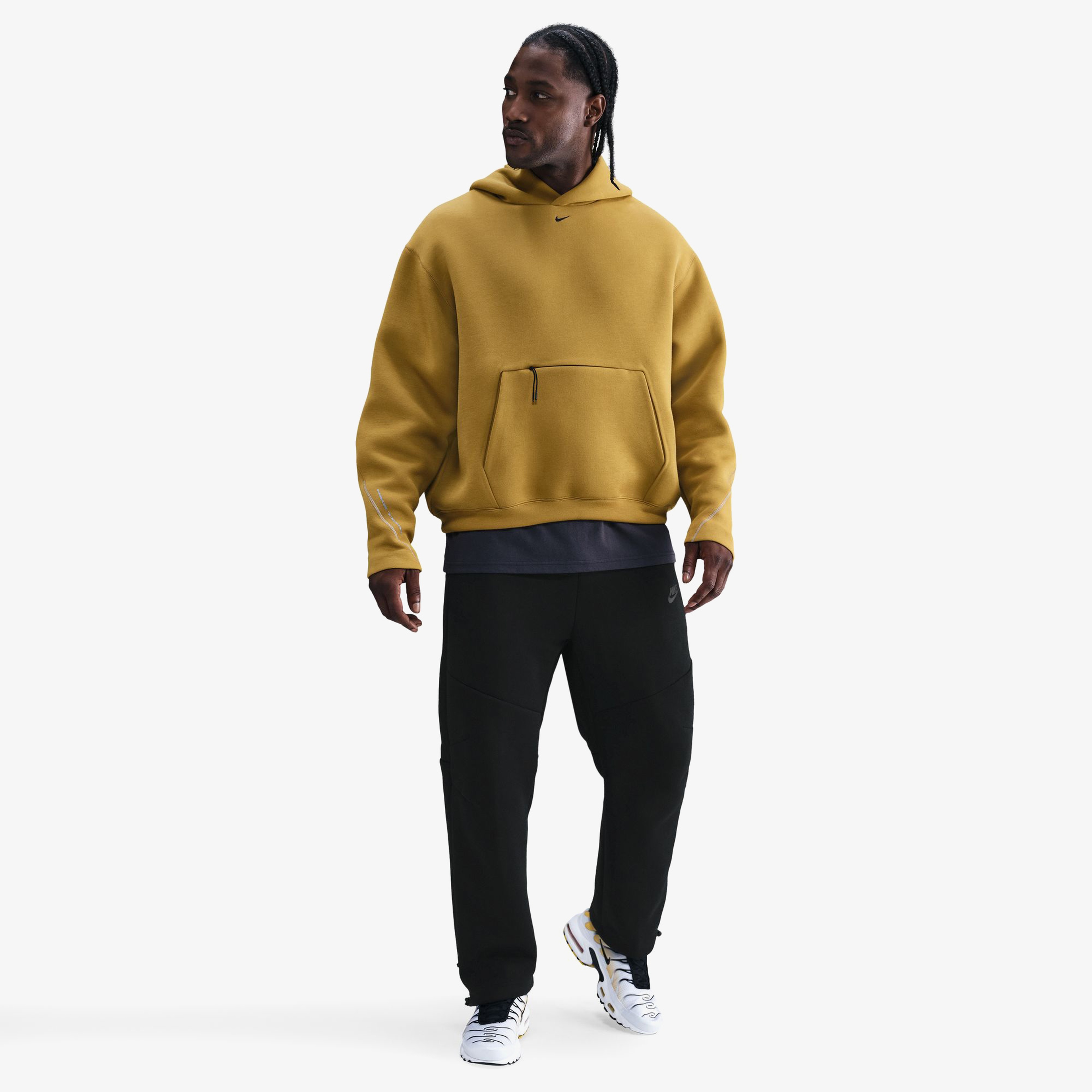 Nike Tech Fleece Windrunner Erkek Siyah Eşofman Altı