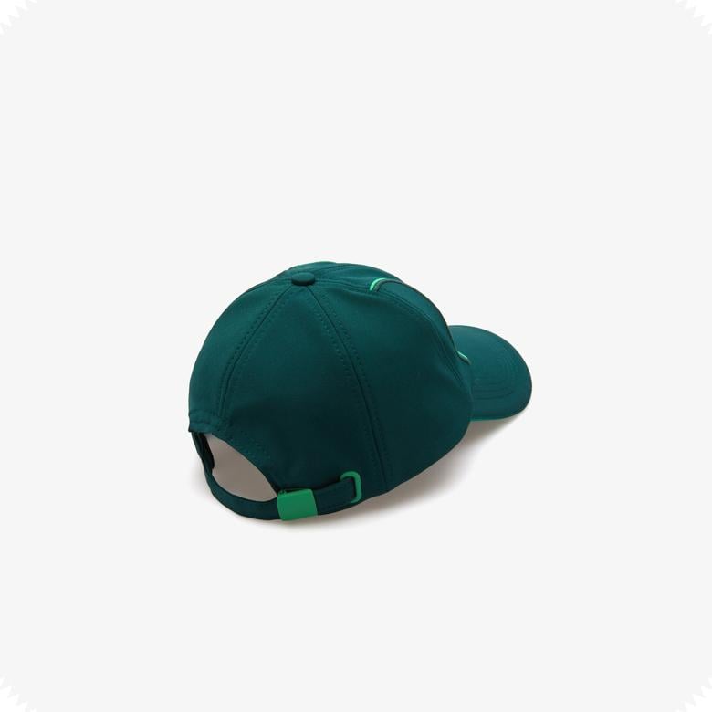 Lacoste x House of SuperStep Baskılı Unisex Yeşil Şapka