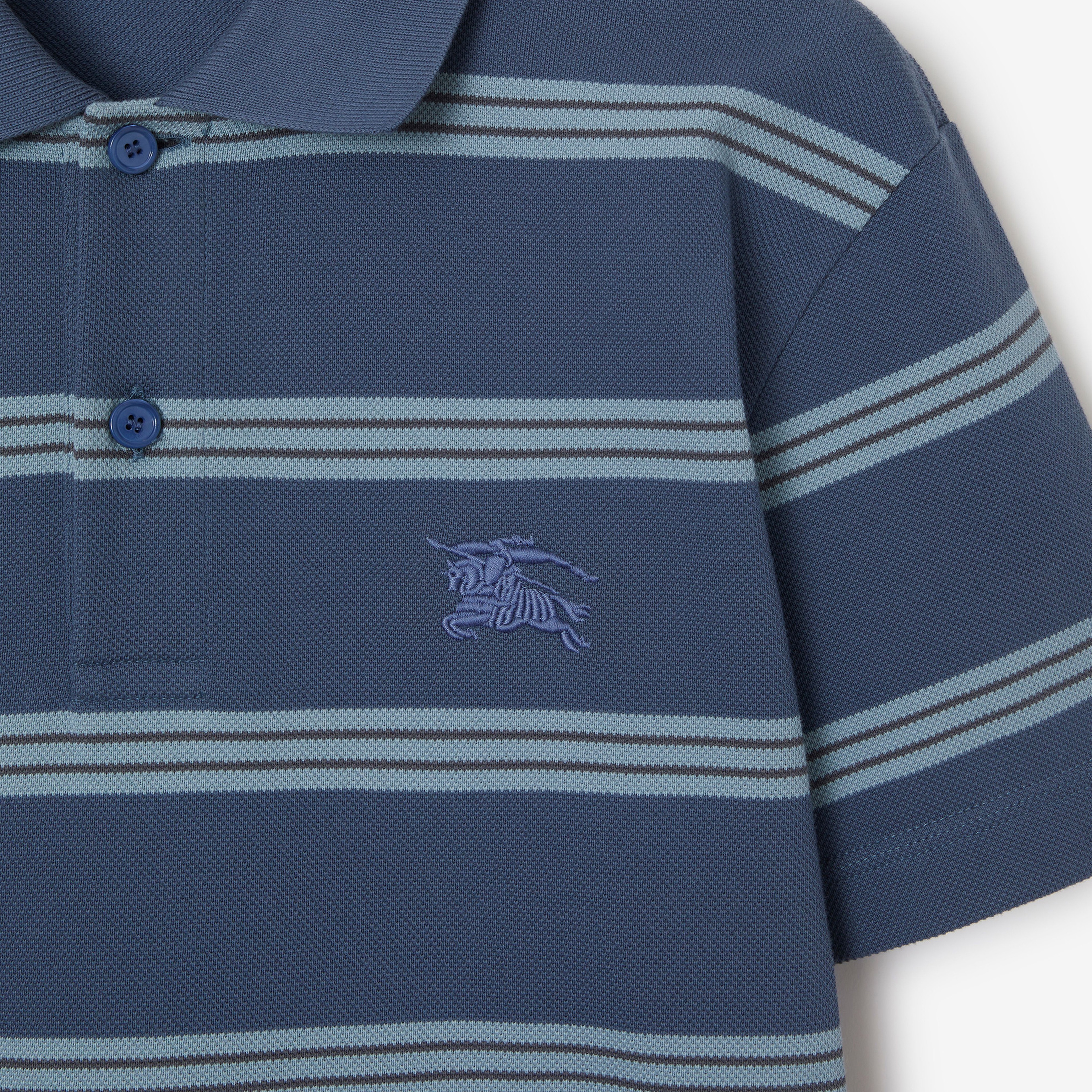 Burberry Erkek Mavi Polo