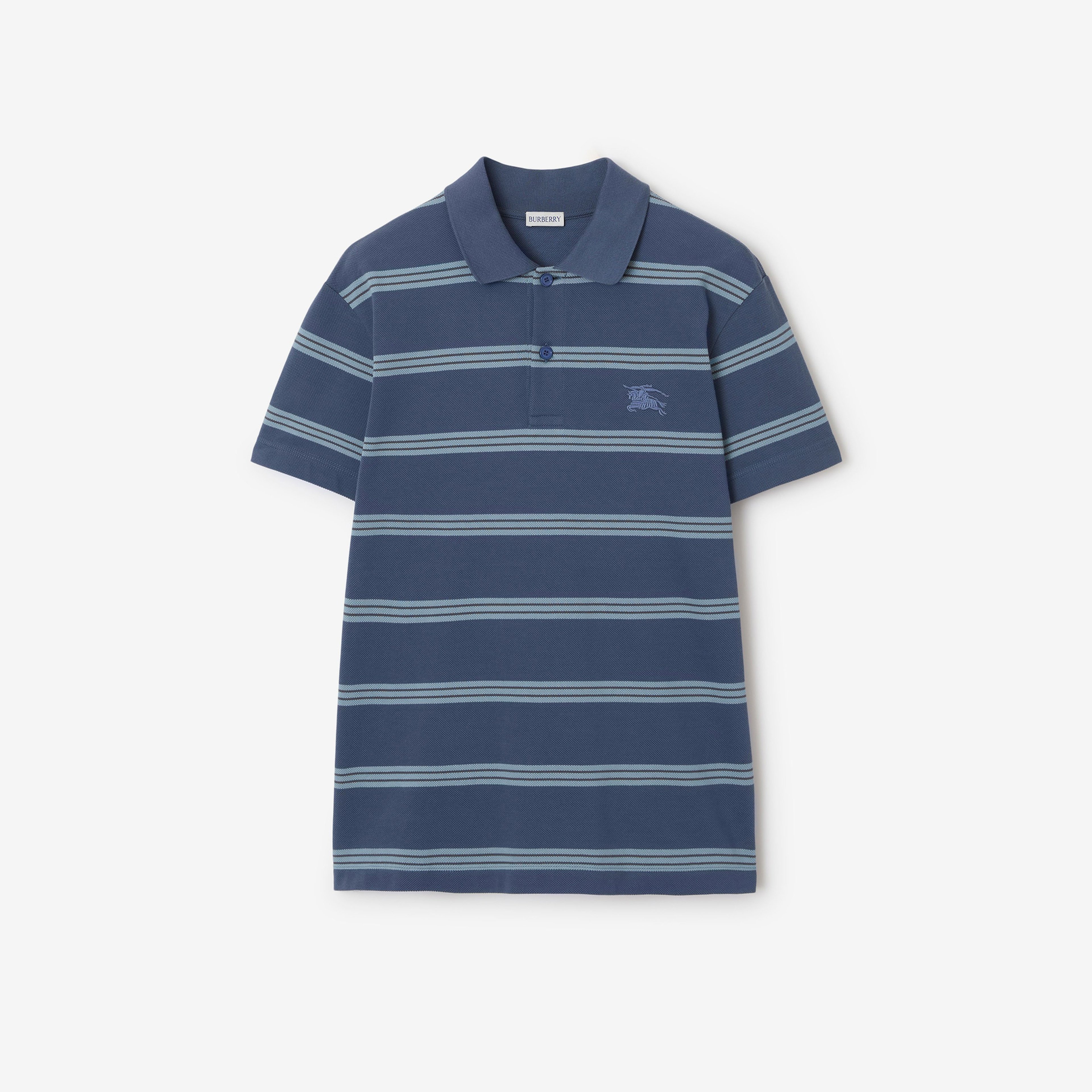 Burberry Erkek Mavi Polo