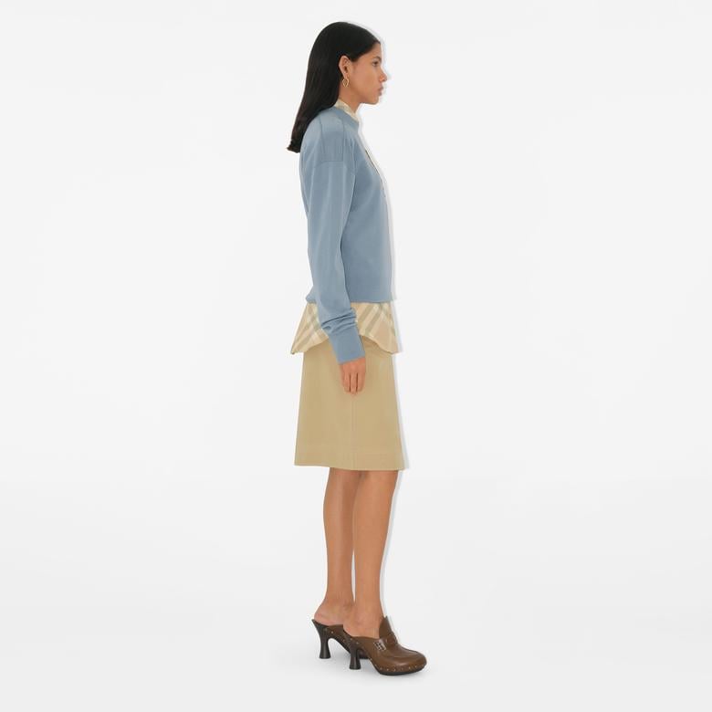 Burberry Kadın Mavi Triko